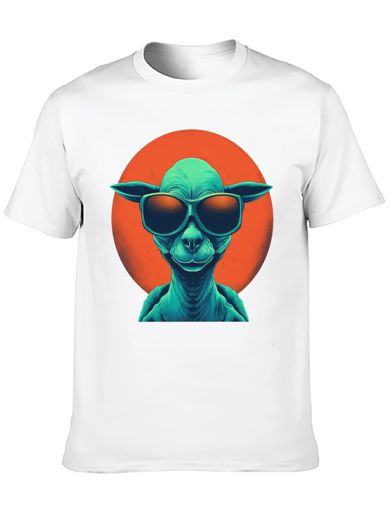 Black Cool Alien Graphic T-Shirt view 10