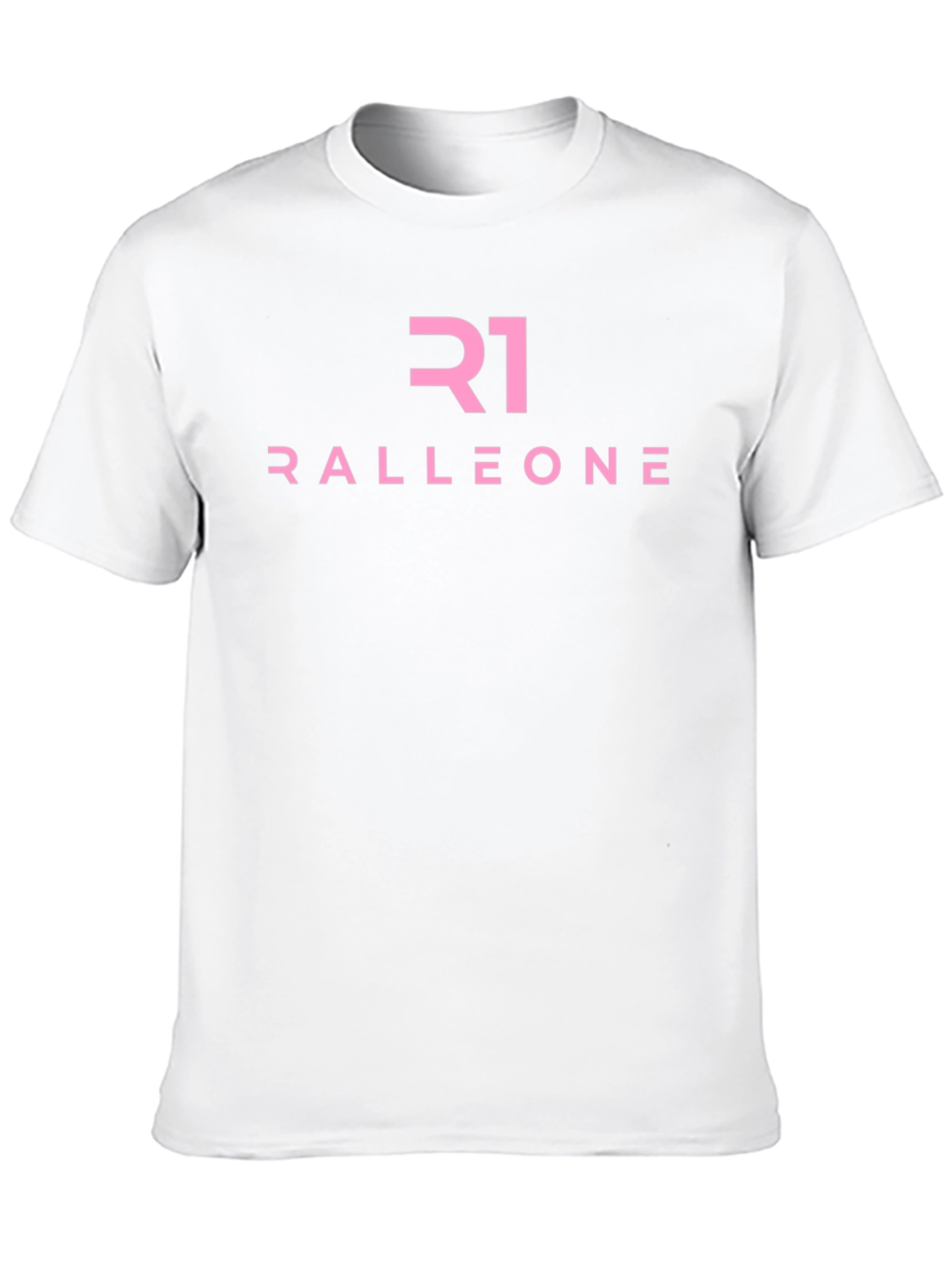 Black Ralleone Black T-Shirt with Pink Logo view 10