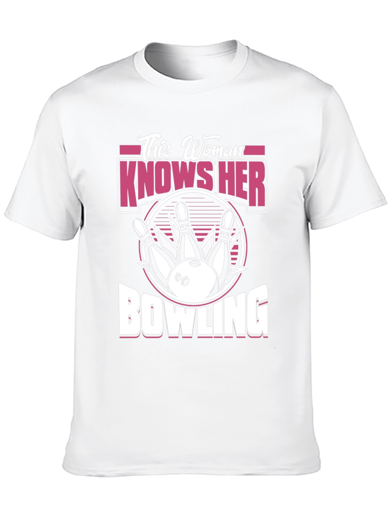 Black This Woman Knows Her Bowling T-Shirt view 10