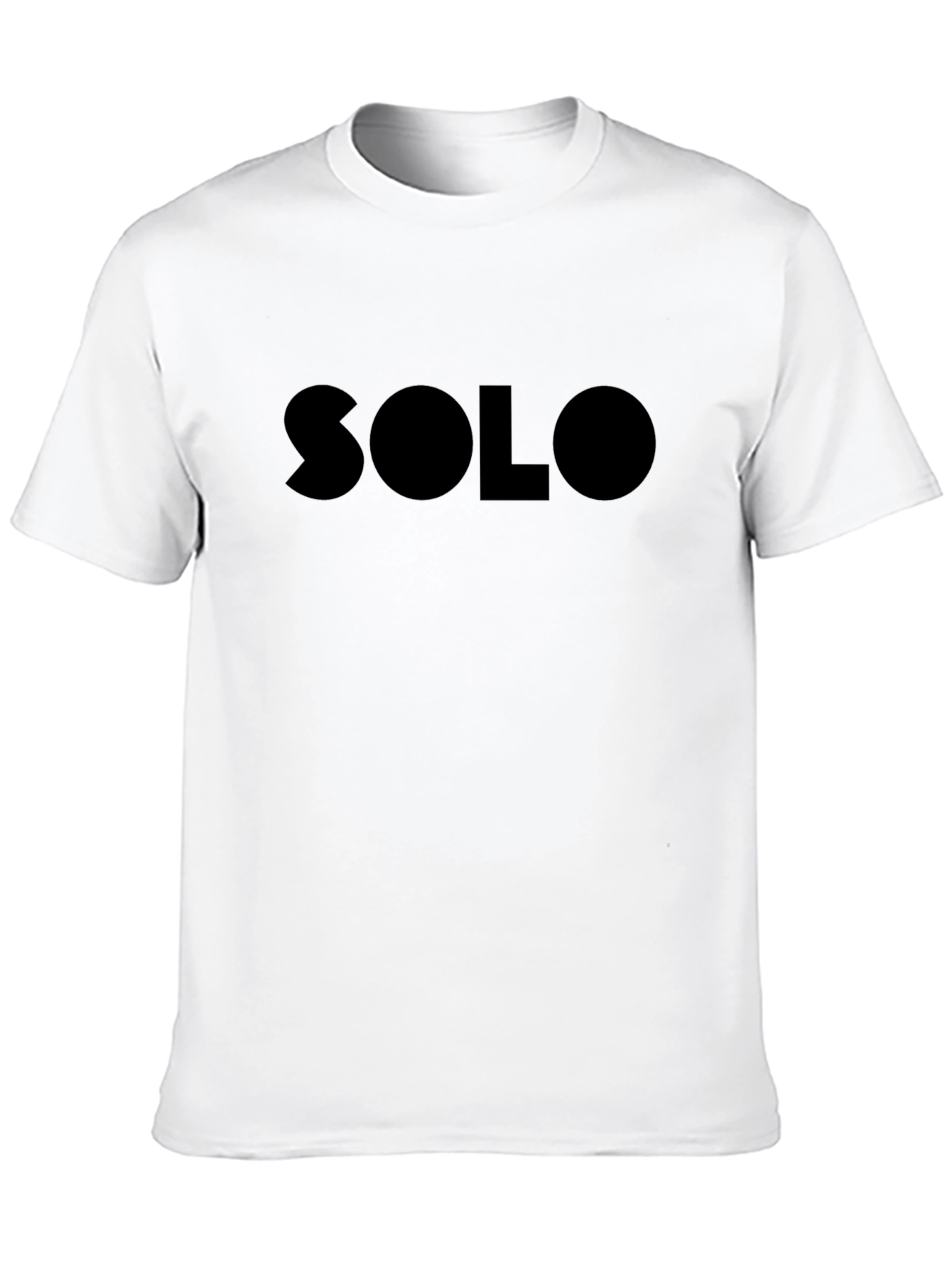 Black Stylish SOLO Black Graphic T-Shirt view 10