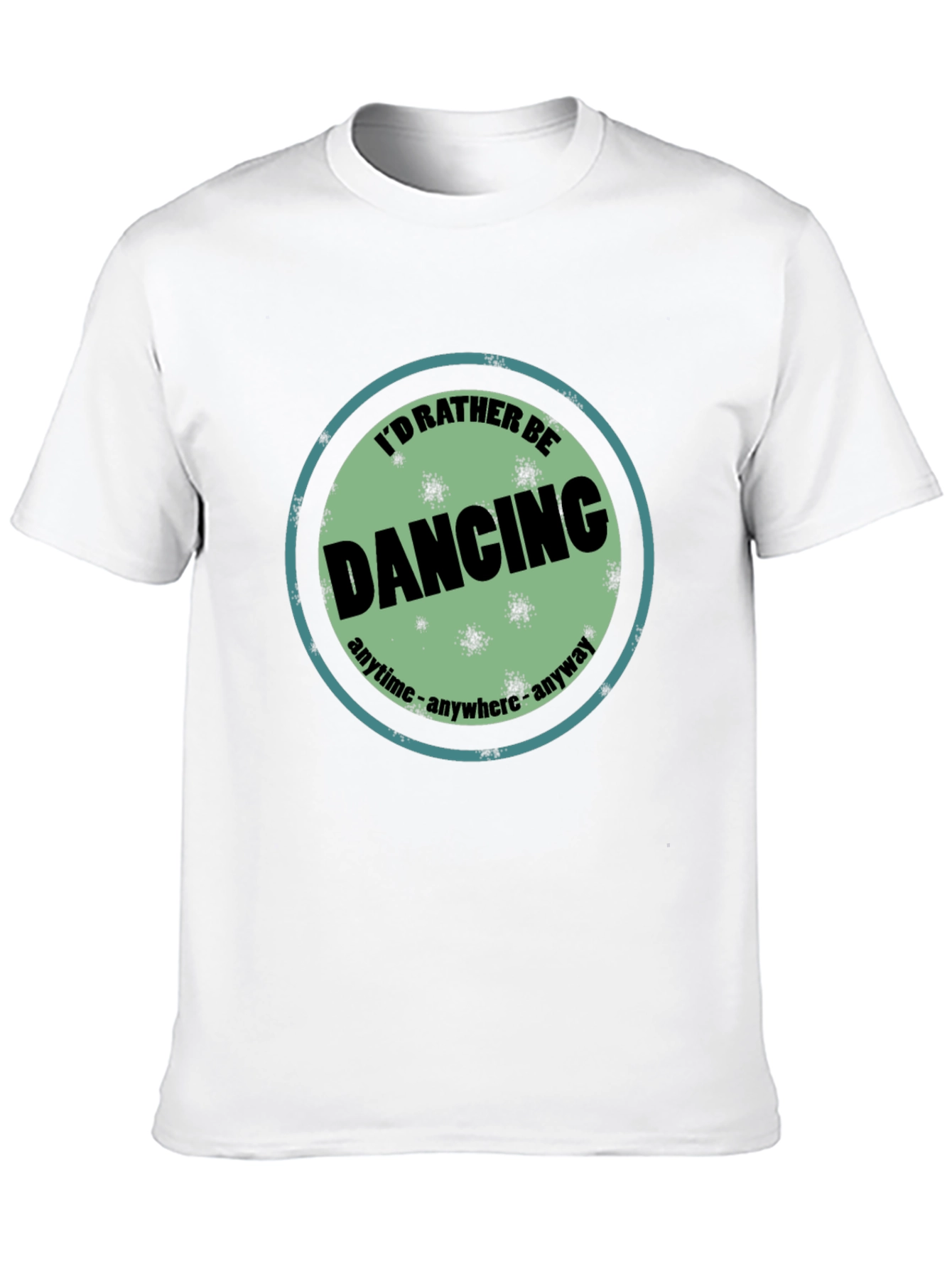 Black I'd Rather Be Dancing T-Shirt - Black view 10