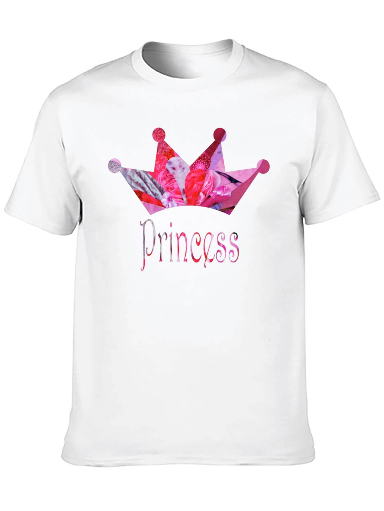 Black Princess Crown Graphic Tee - Stylish Black T-Shirt view 10