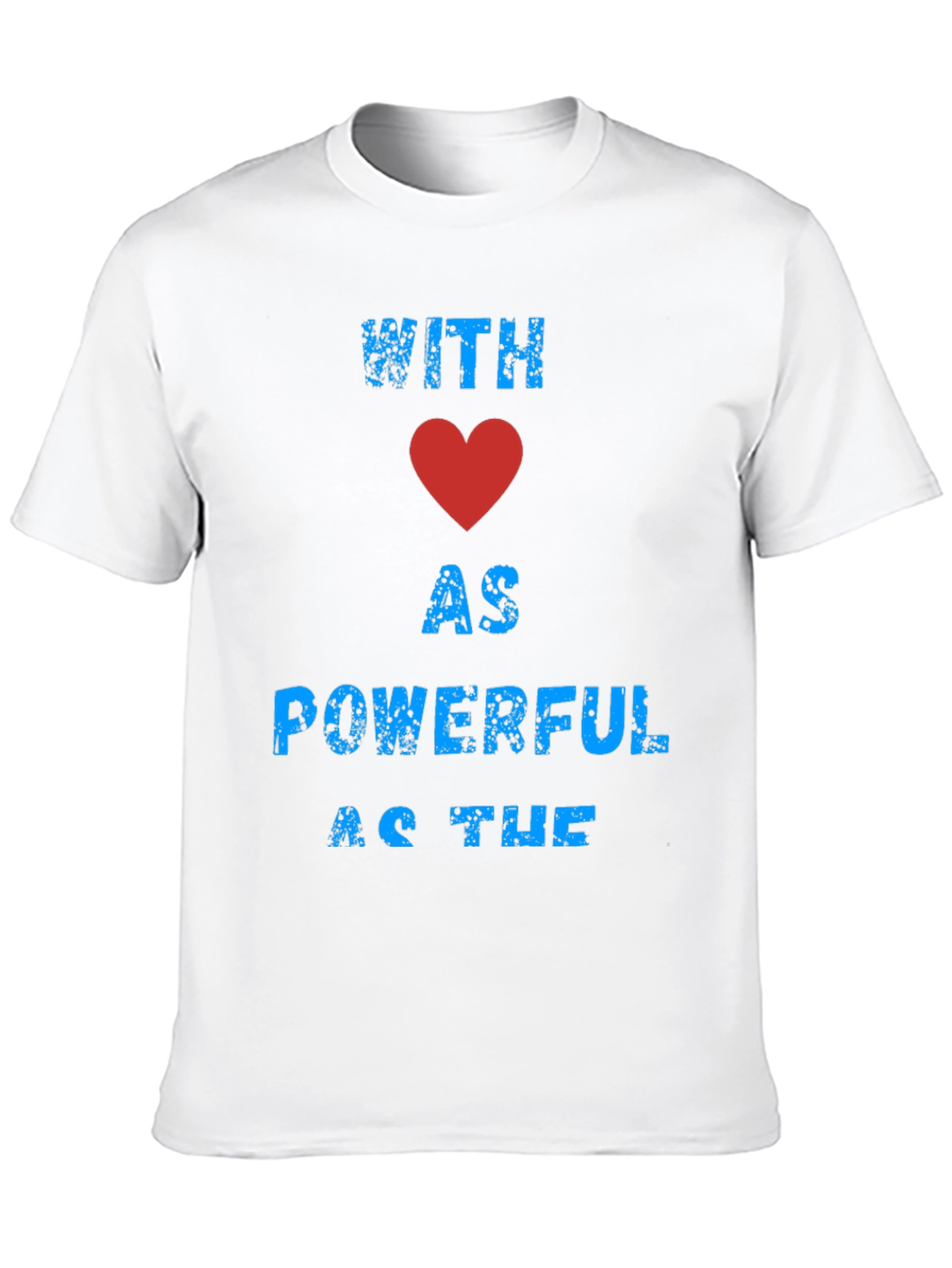 Black With Love As Powerful Graphic T-Shirt view 10