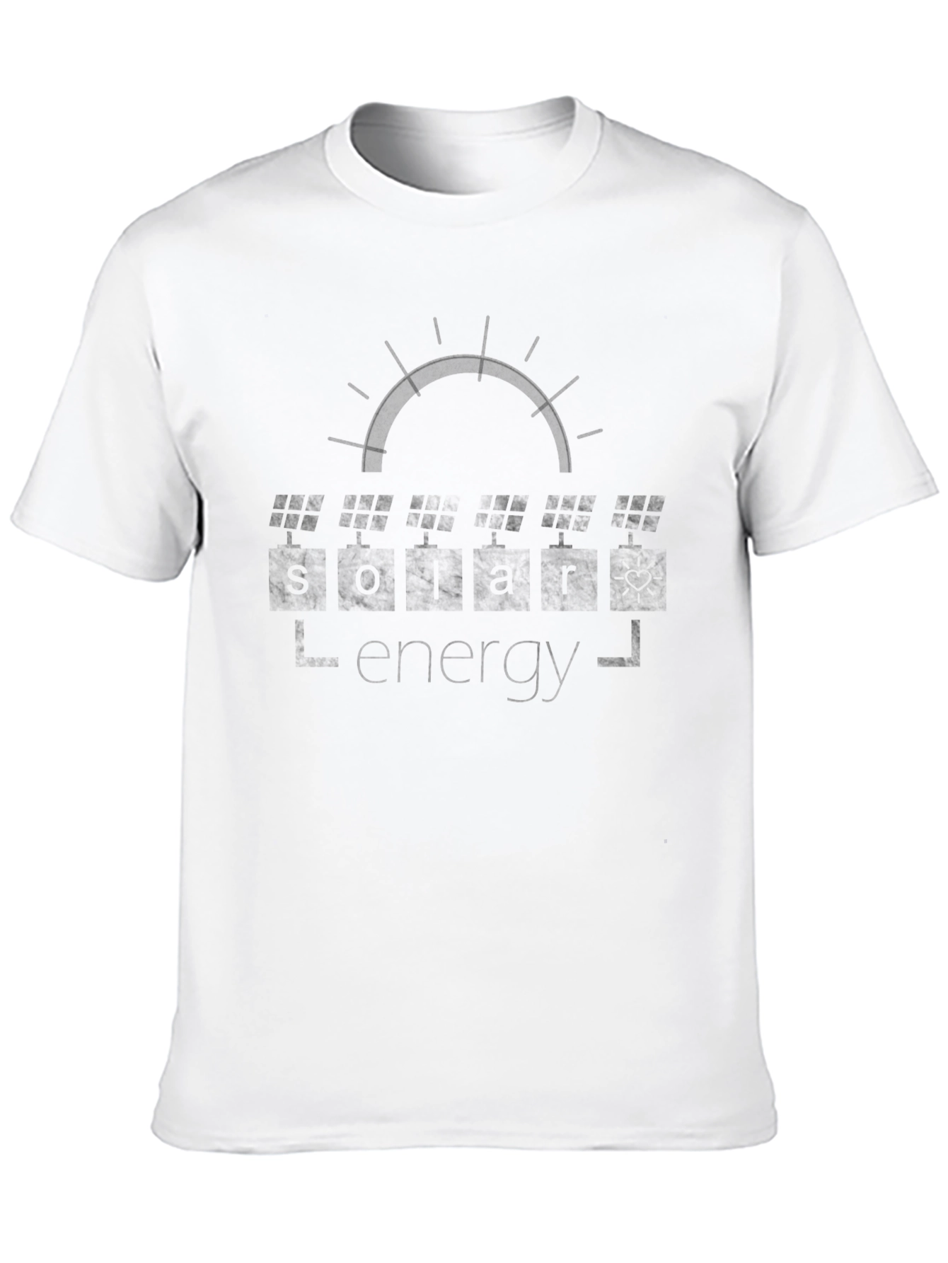 Black Solar Energy Graphic T-Shirt view 10
