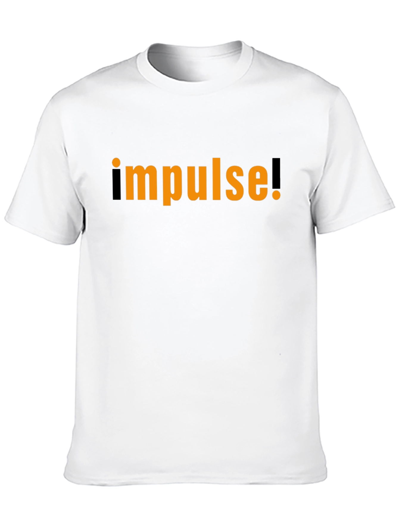 Black Impulse Graphic Tee - Black Cotton Blend view 10
