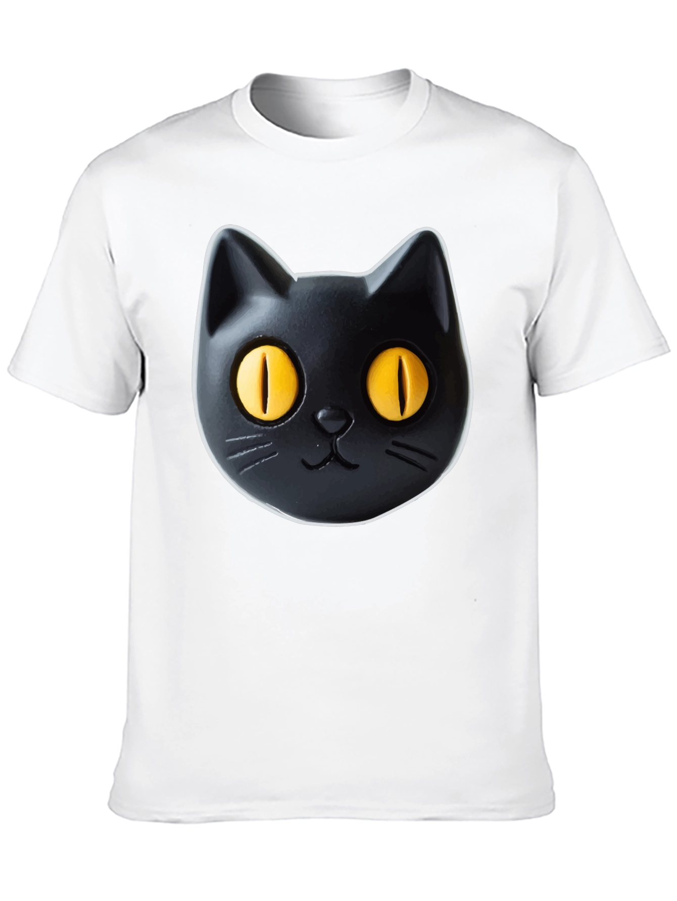 Black Black Cat Graphic Tee - Fun & Stylish! view 10