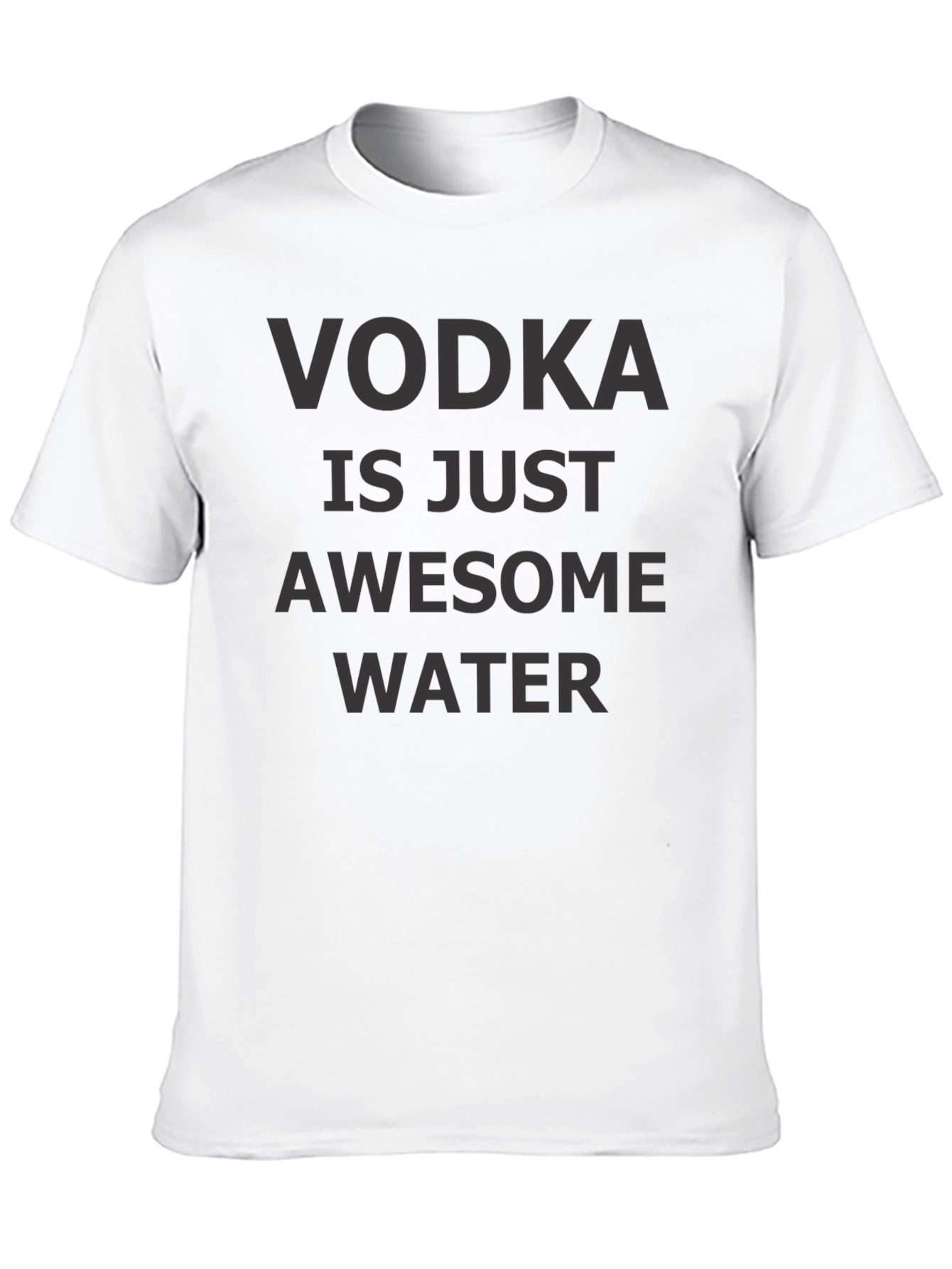 Black Vodka is Just Awesome Water T-Shirt view 10
