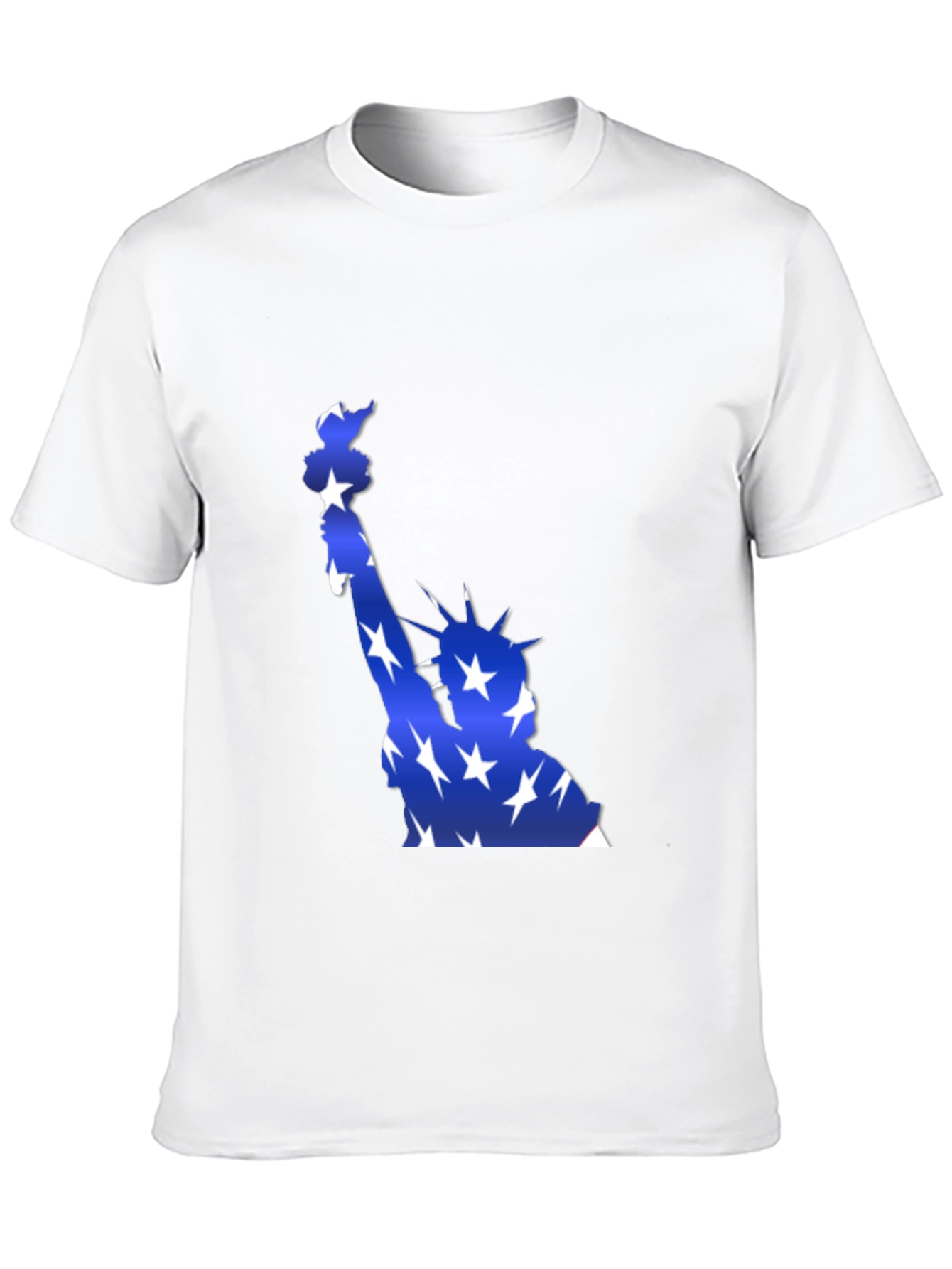 Black Statue of Liberty Patriotic Graphic T-Shirt view 10