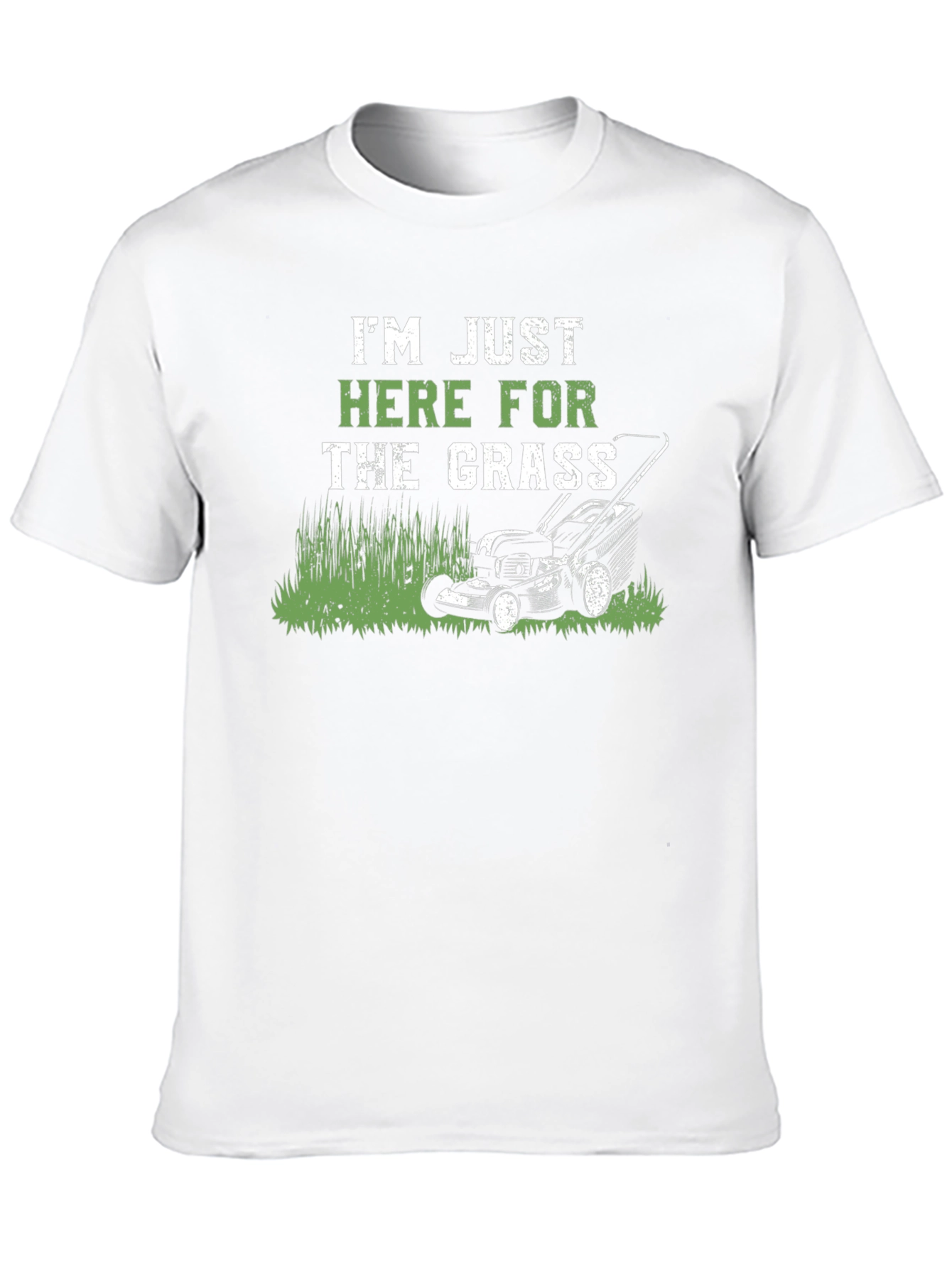 Black I'm Just Here For The Grass T-Shirt view 10