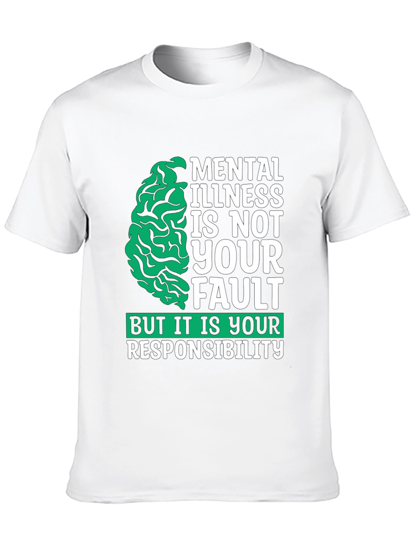 Black Mental Health Awareness T-Shirt view 10