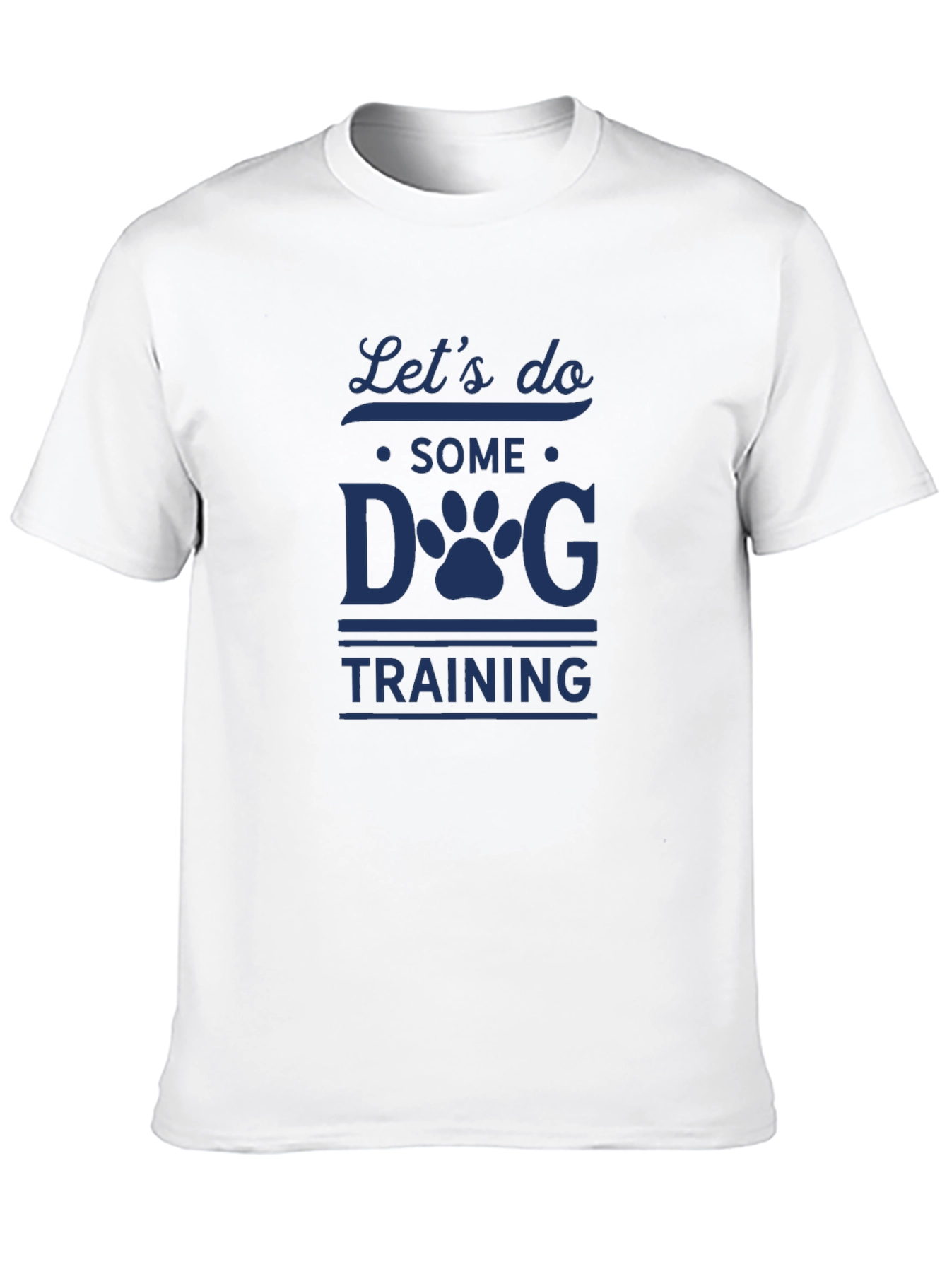 Black Let's Do Some Dog Training T-Shirt - Black view 10