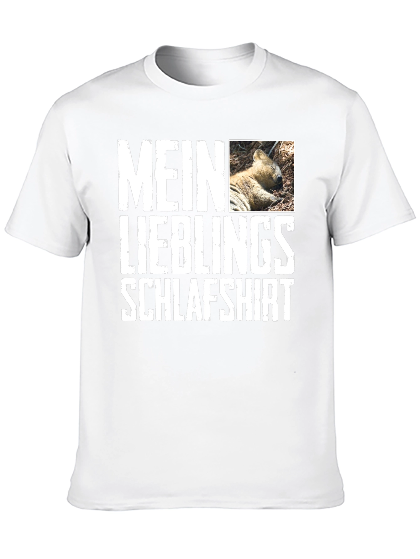 Mein Lieblings Schlafshirt Black Graphic Tee - 10