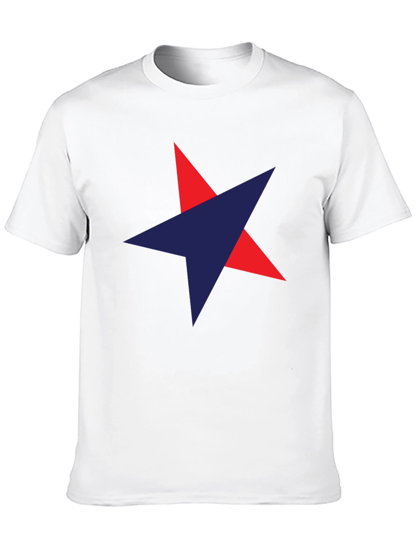 Black Star Graphic Men's Black T-Shirt view 10