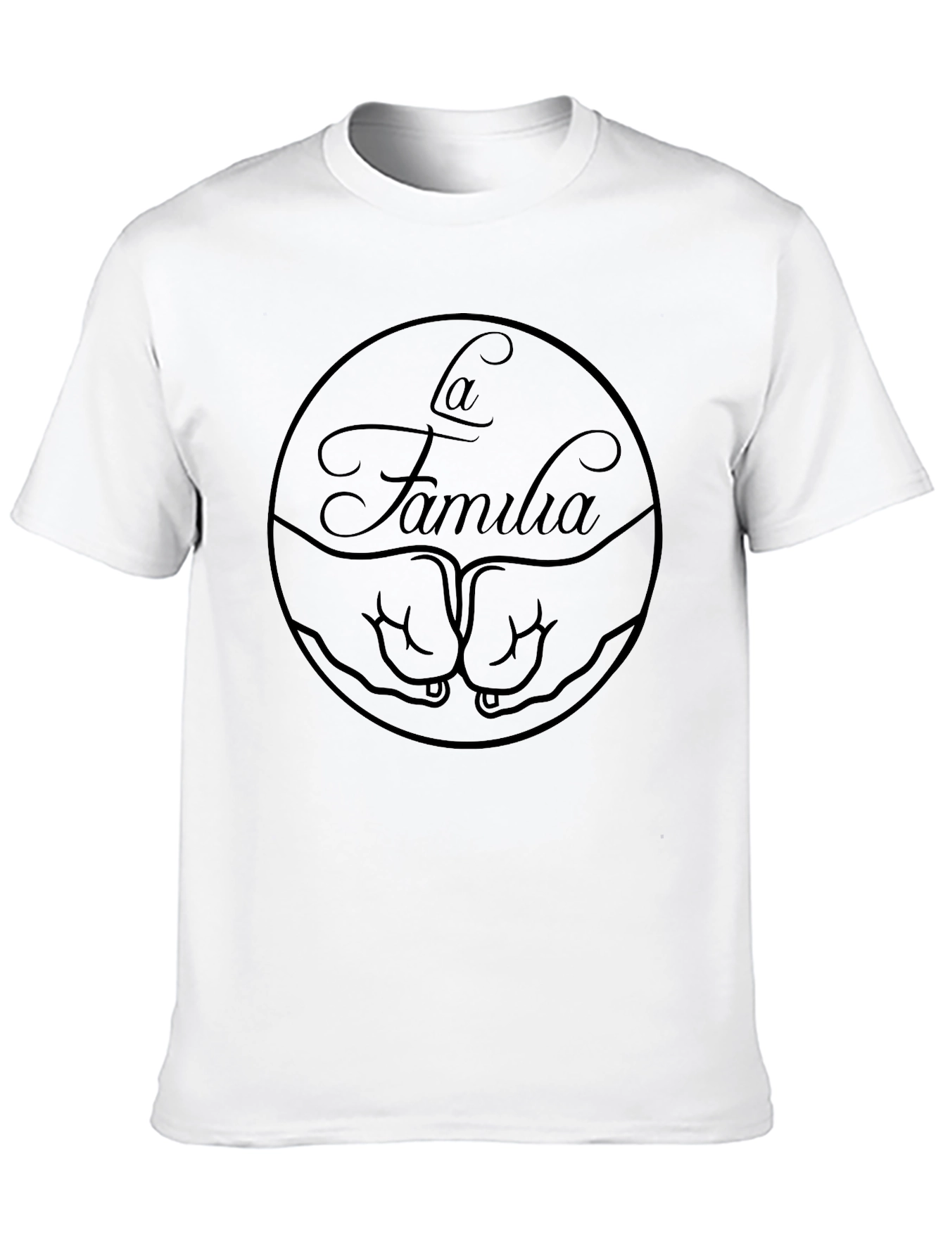 Black La Familia Black Graphic Tee view 10