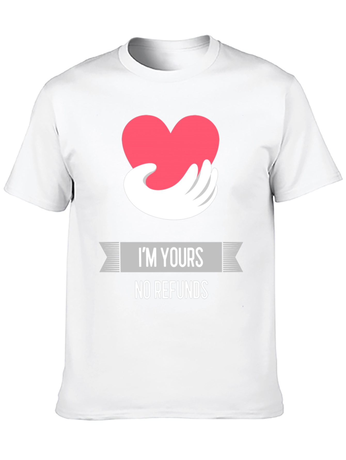 Black I'm Yours No Refunds Graphic Tee view 10