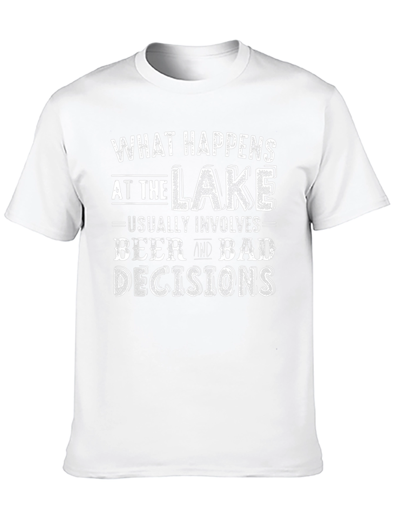 Black Lake Life T-Shirt - Beer & Bad Decisions view 10