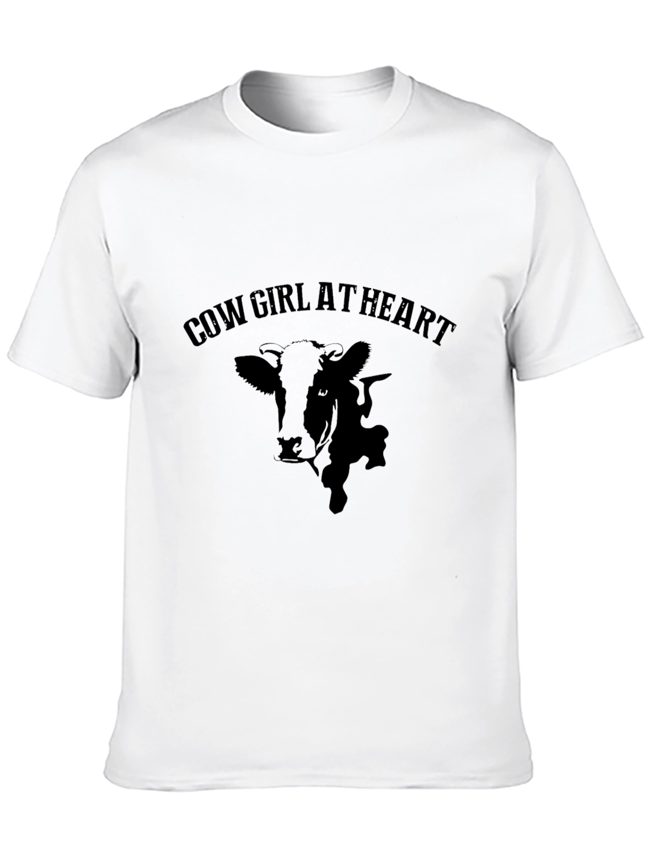 Black Cow Girl at Heart Black T-Shirt view 10