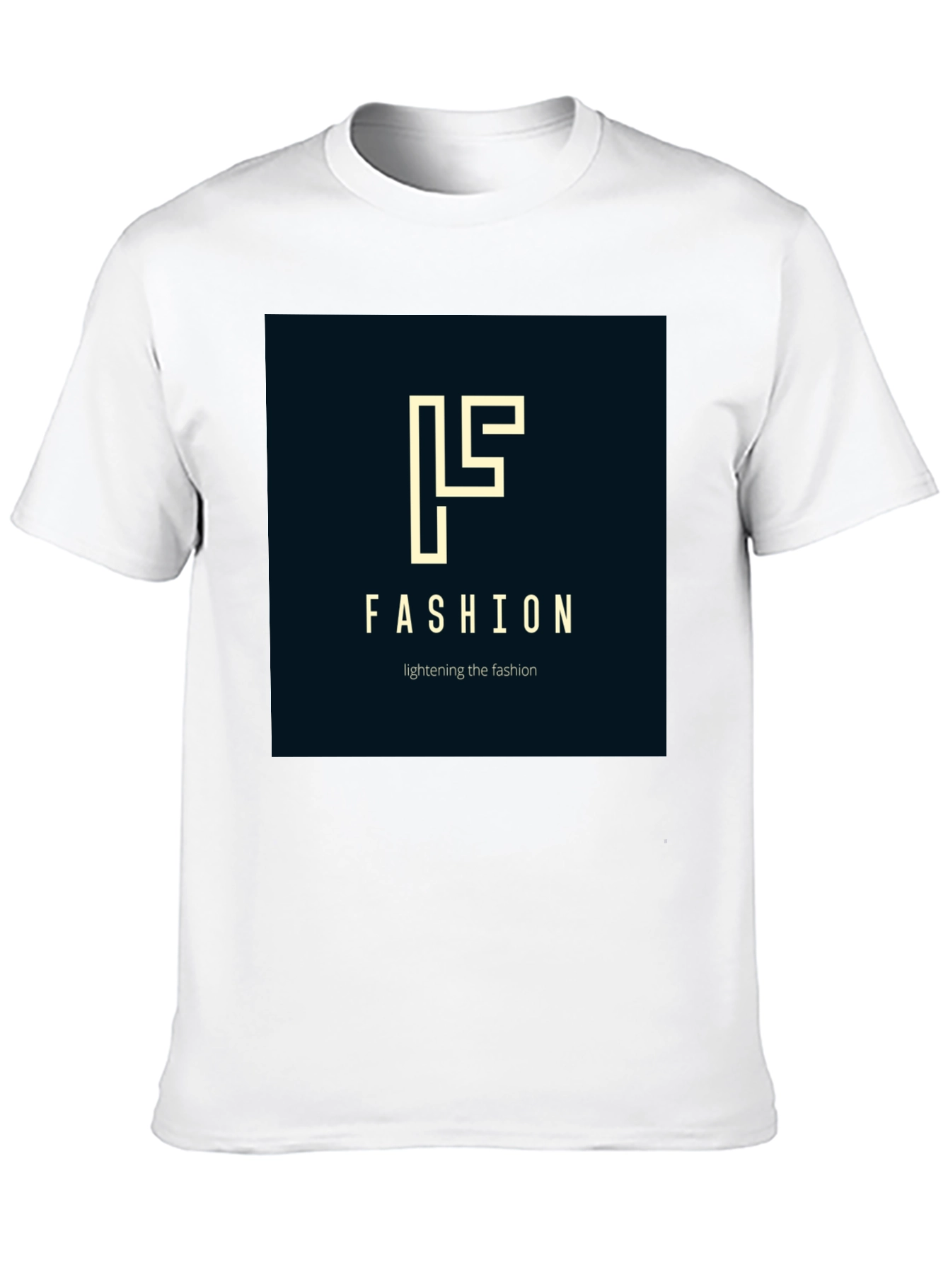 Black Fashion Logo Black T-Shirt - Stylish Modern Design view 10