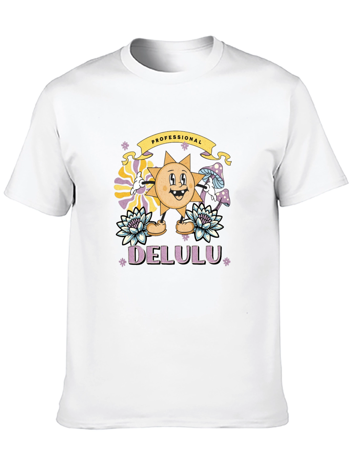 Black Professional Delulu Graphic T-Shirt view 10