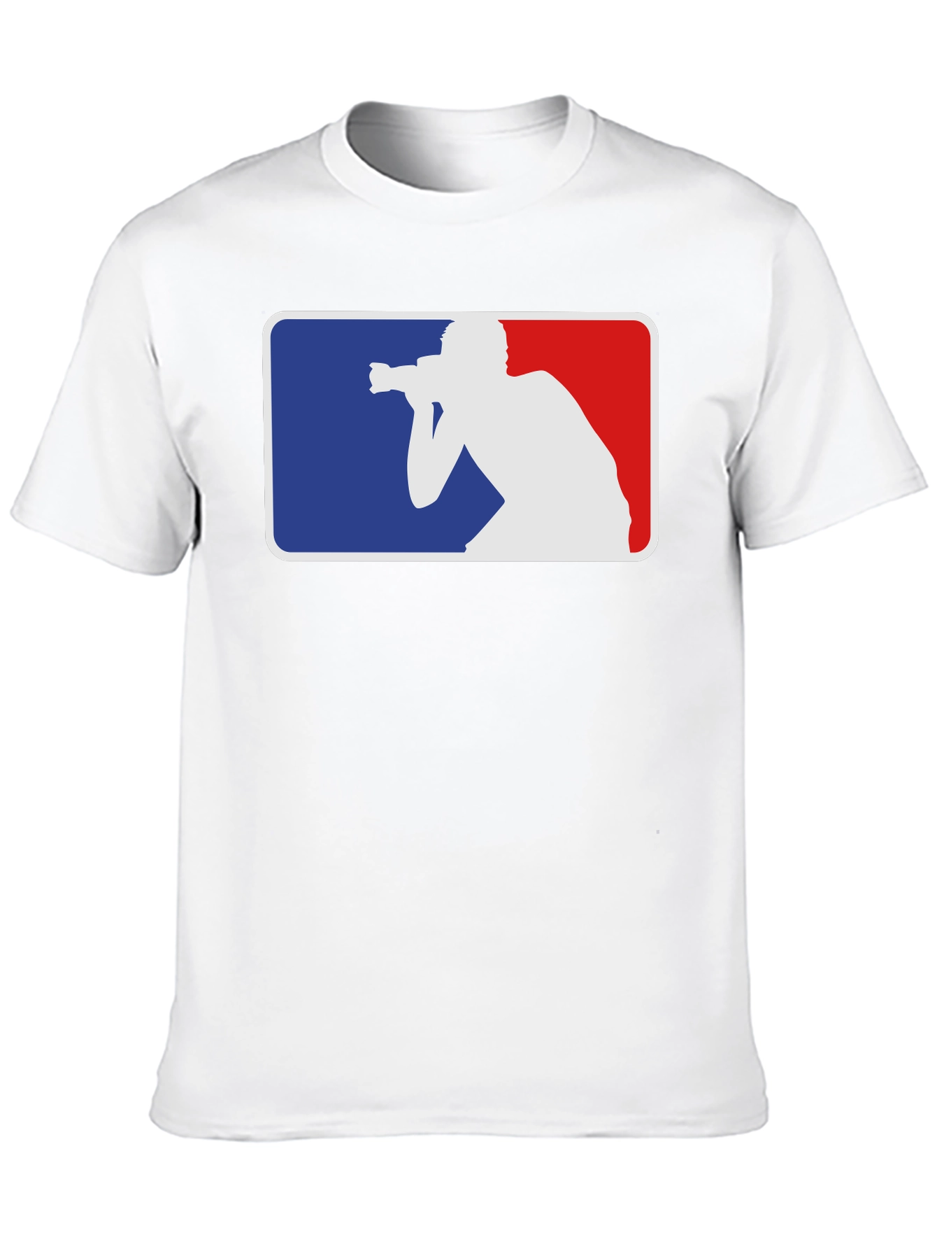 Black Photographer MLB Logo Style T-Shirt view 10