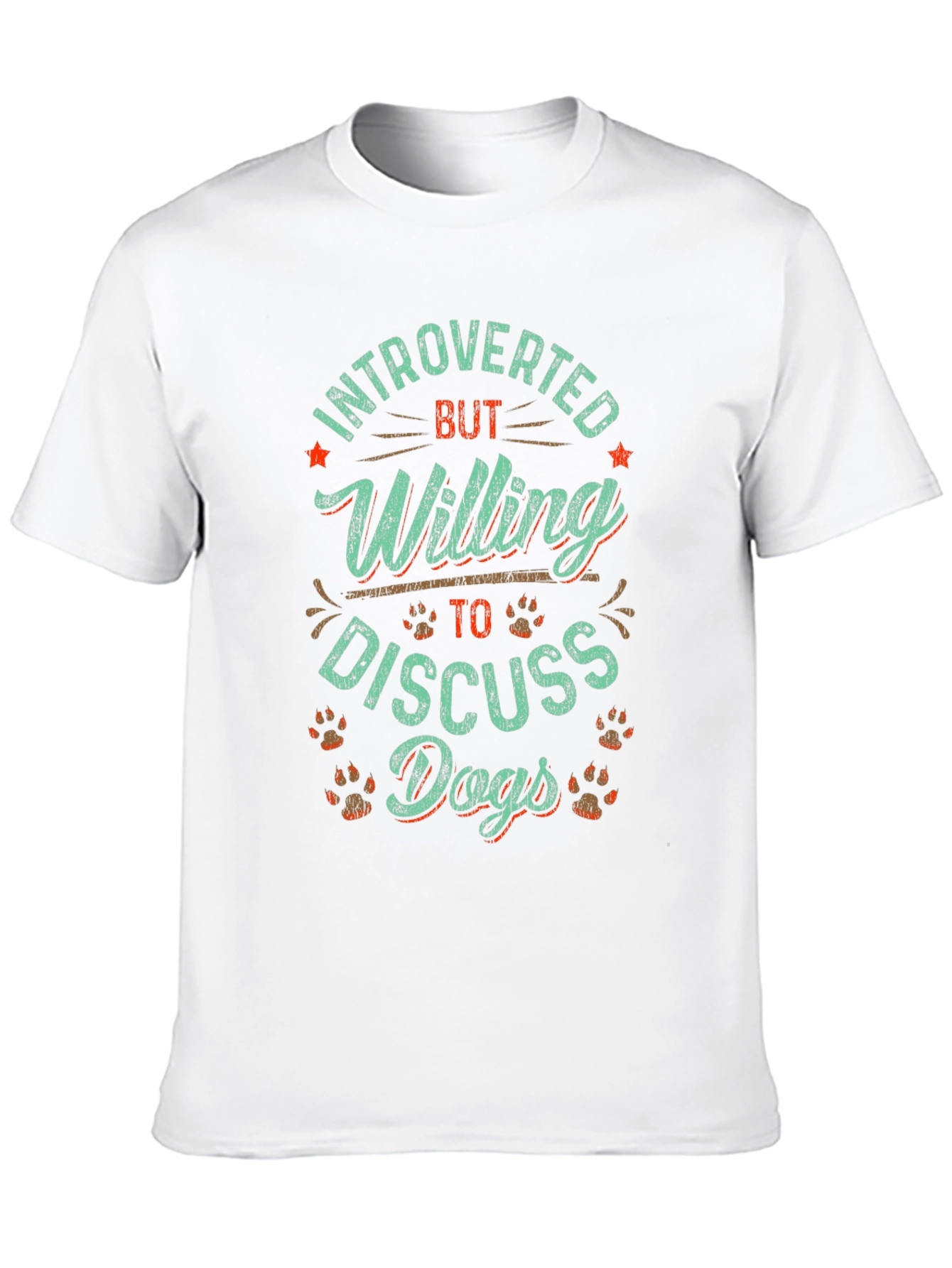 Black Introverted Dog Lover Graphic Tee - Unisex Black T-Shirt view 10