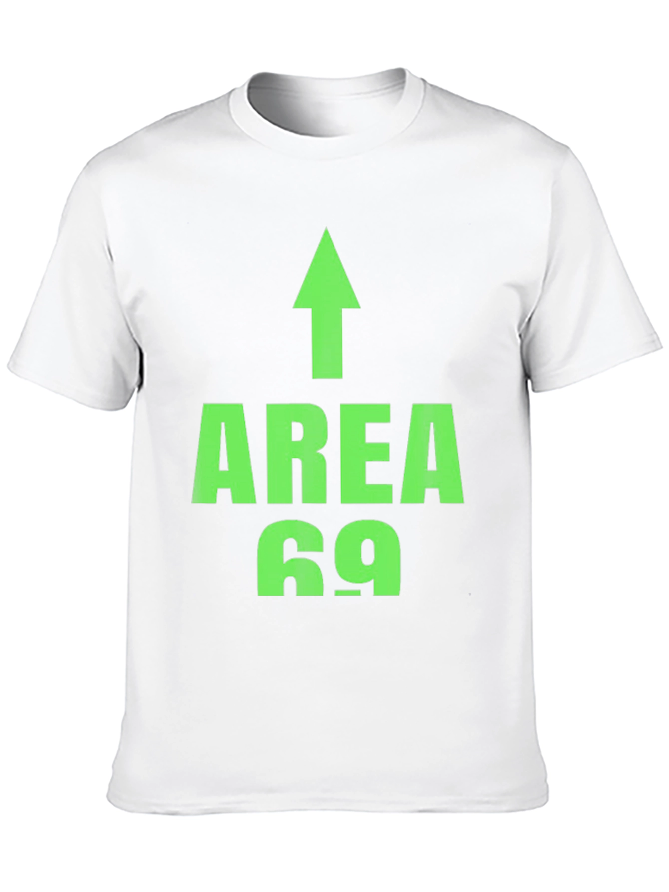 Black Area 69 Funny Novelty T-Shirt view 10