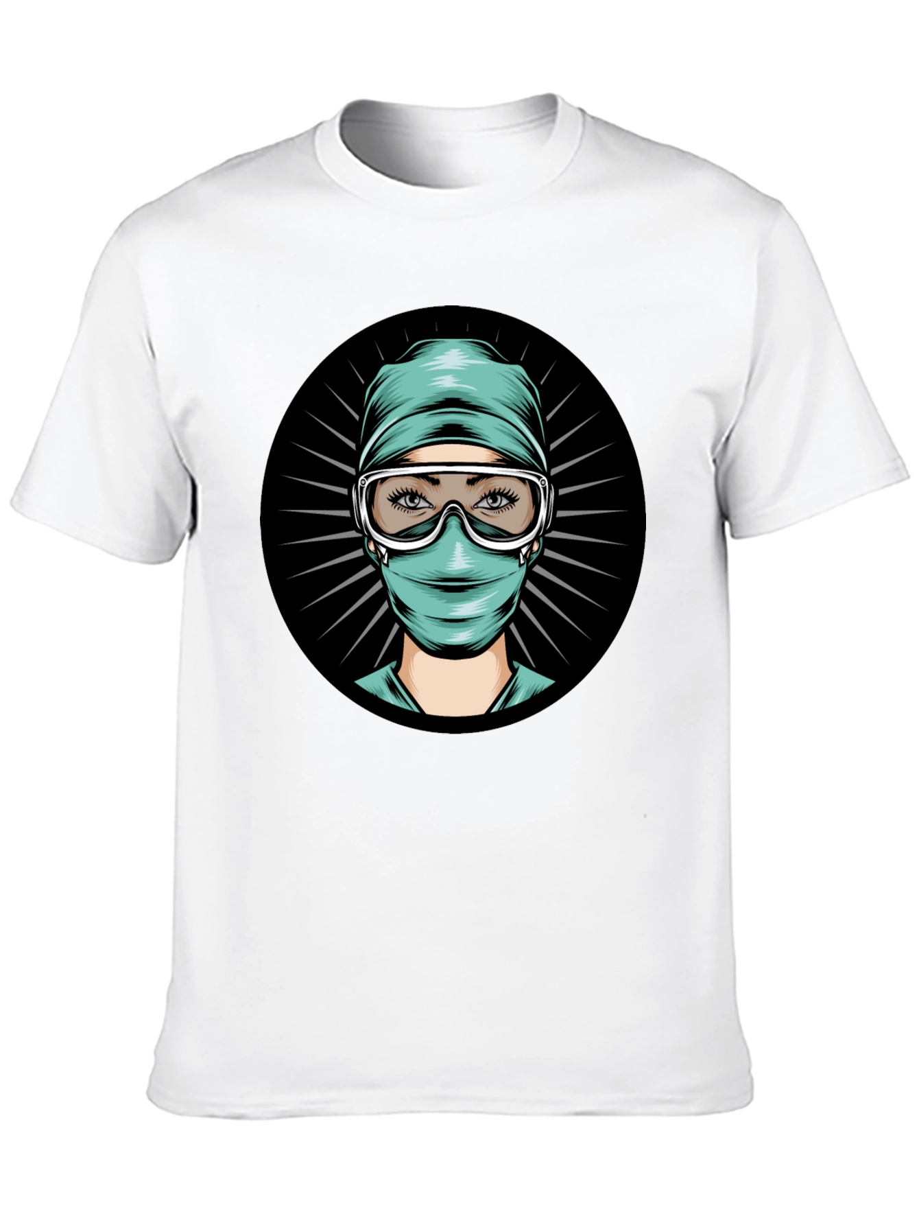 Black Surgeon Graphic Tee - Black Cotton Blend view 10