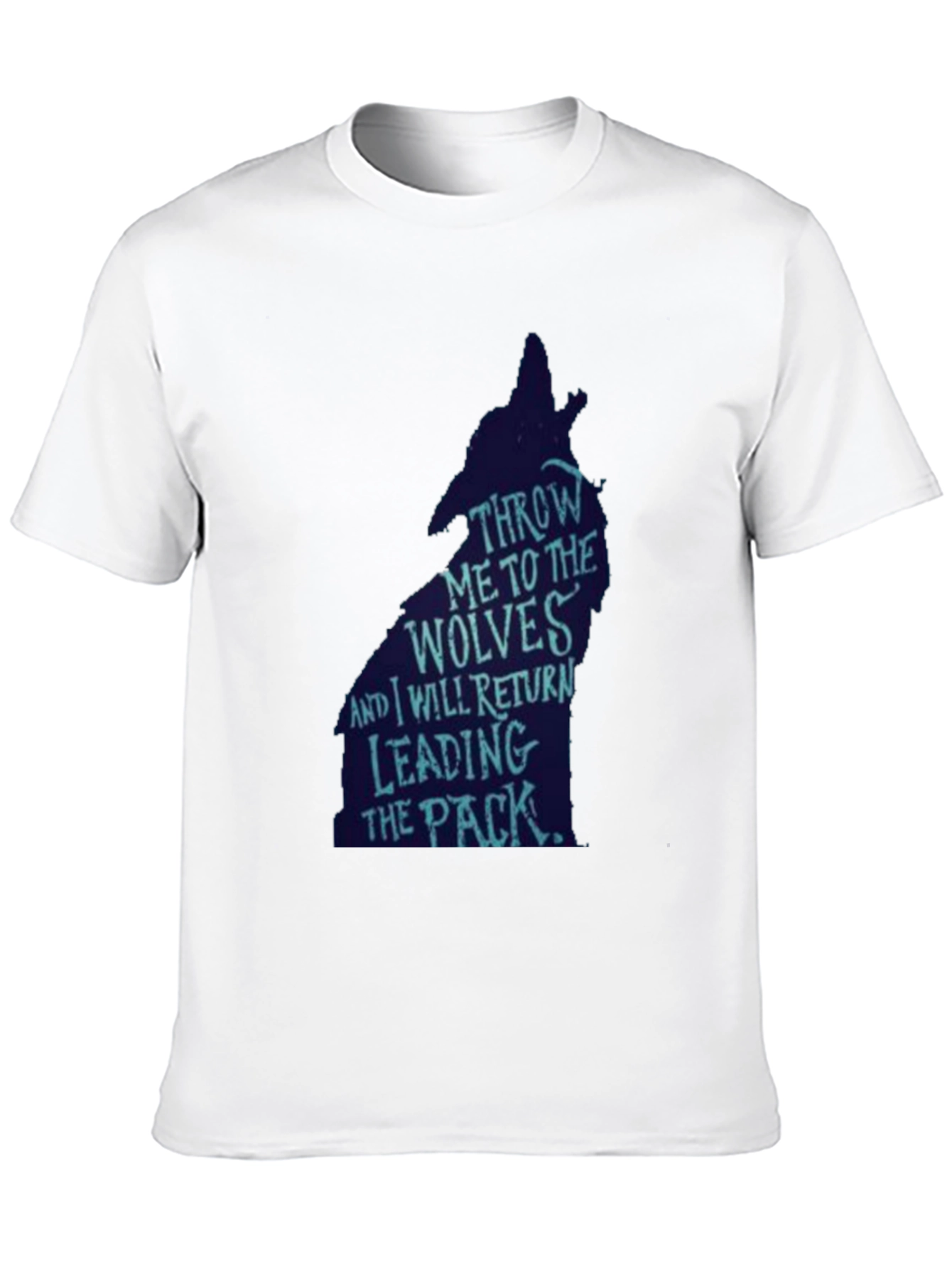 Black Wolf Pack Leader Graphic Tee - Black view 10