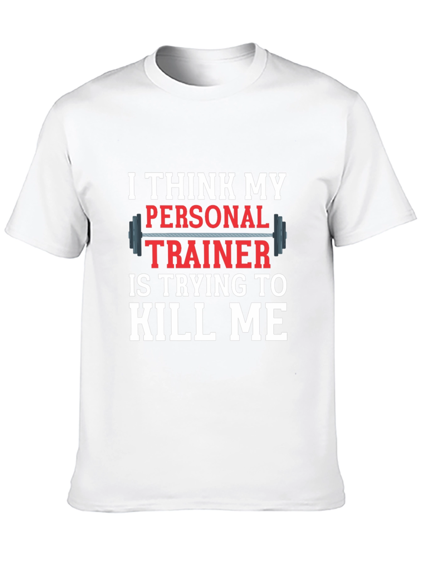 Black Funny Personal Trainer Gym T-Shirt view 10