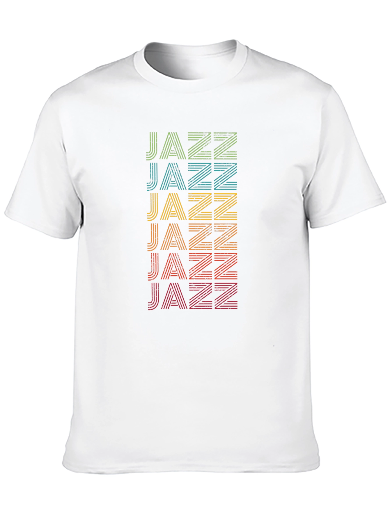 Black Retro Jazz Music Graphic T-Shirt view 10