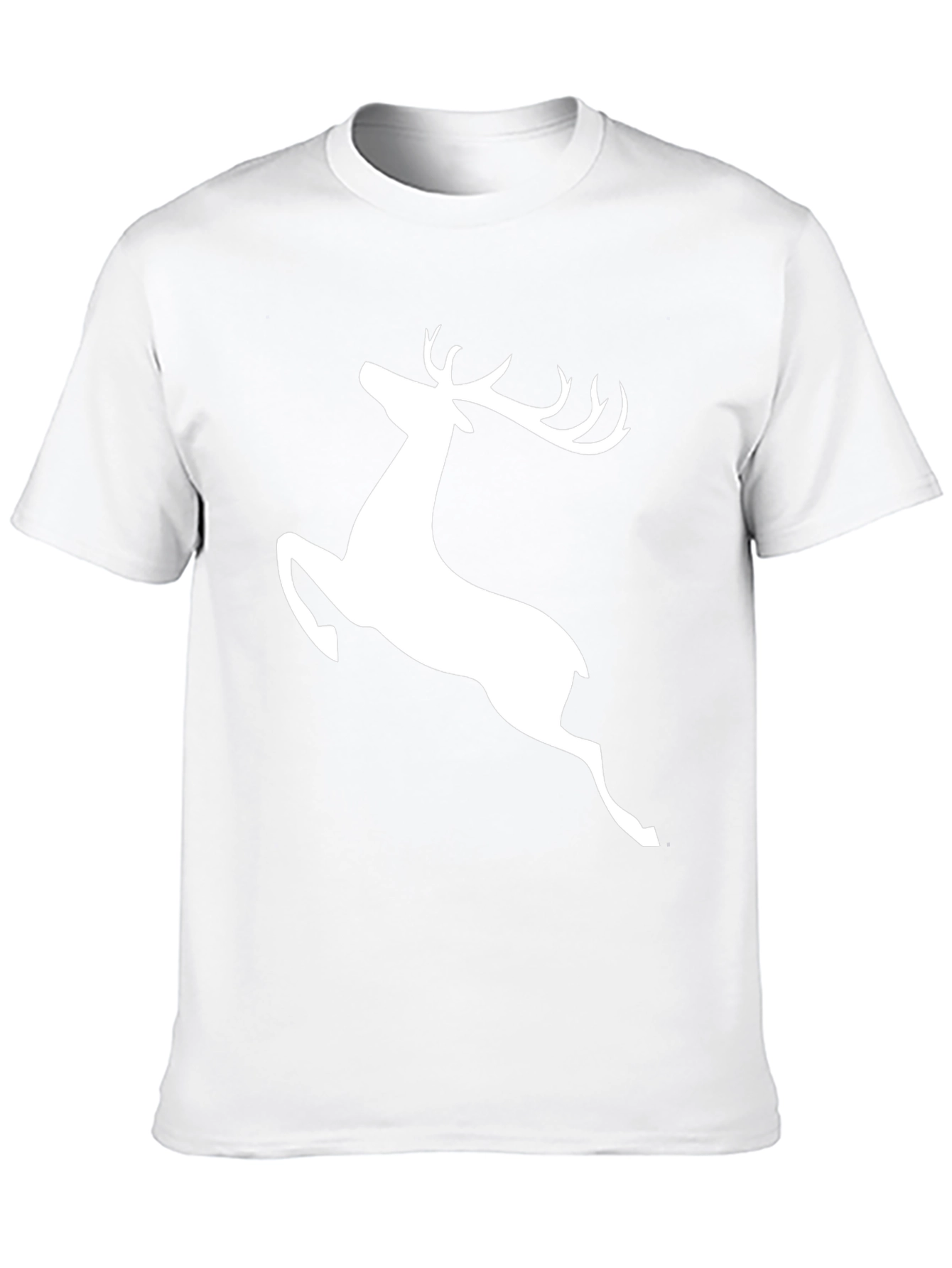 Black Black Deer Graphic Tee - Men's Casual T-Shirt view 10