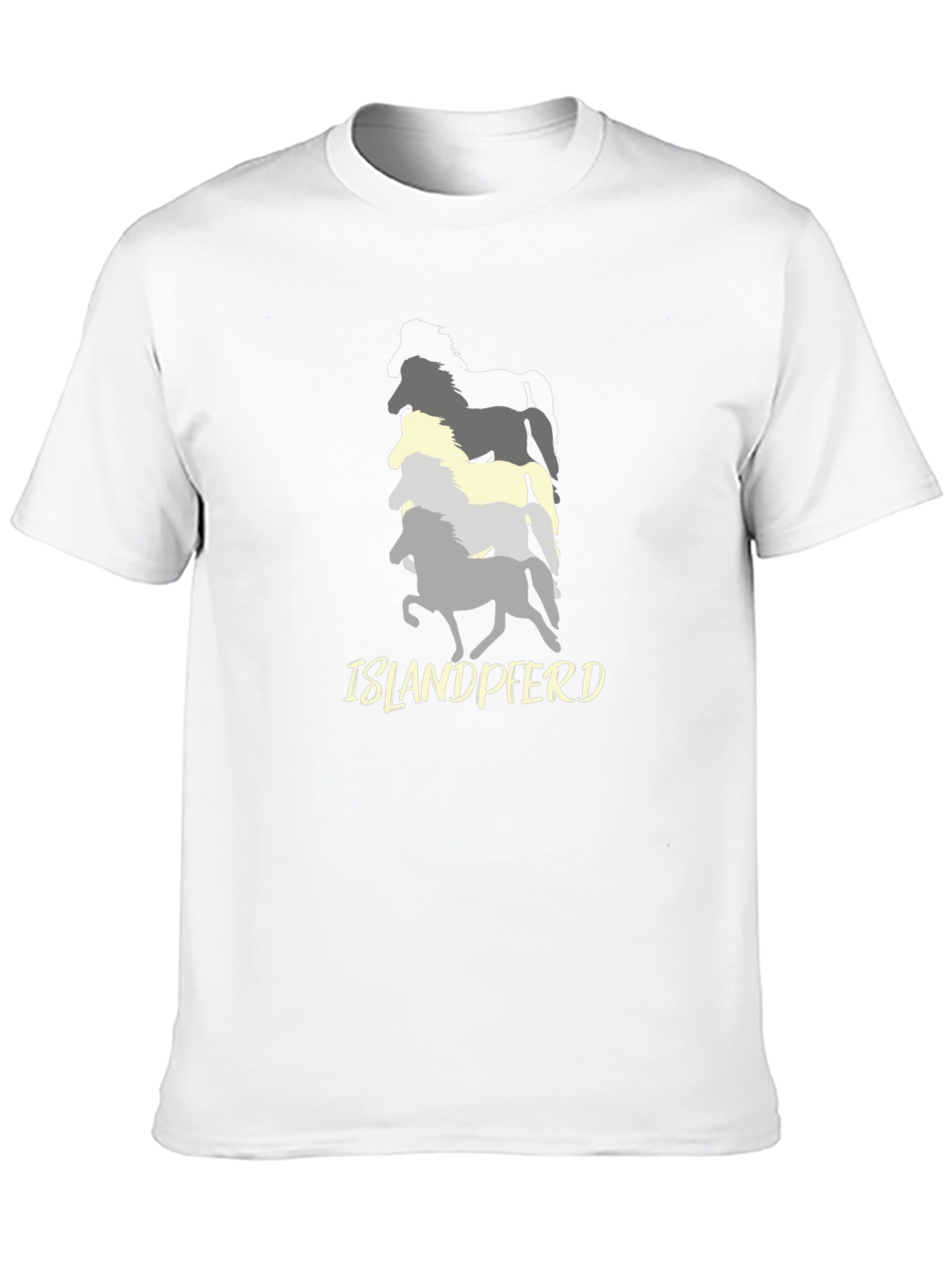 Islandpferd Horse Silhouette Graphic T-Shirt - 10
