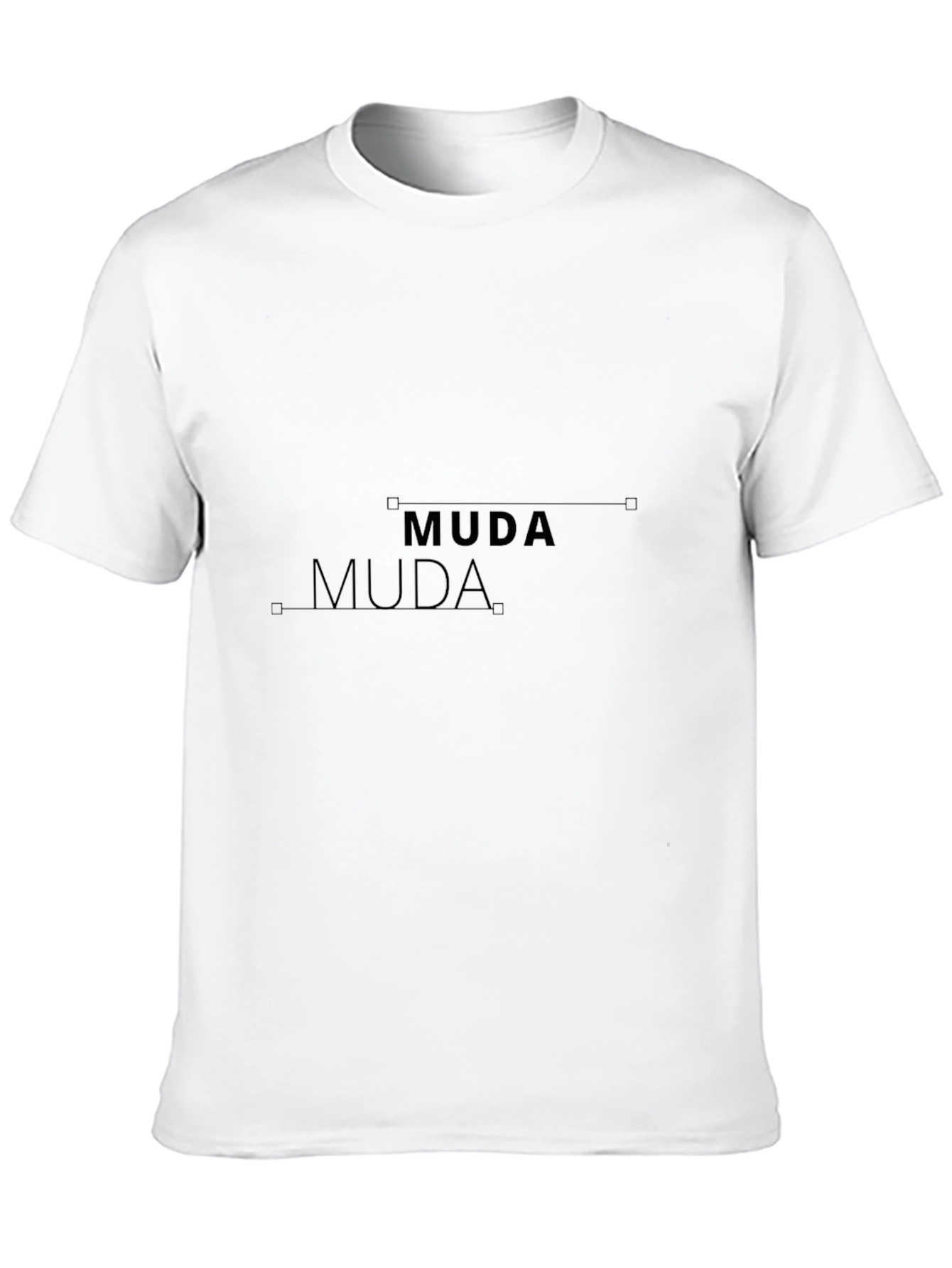 Black Muda Muda Graphic Tee - Black Cotton Comfort Fit view 10
