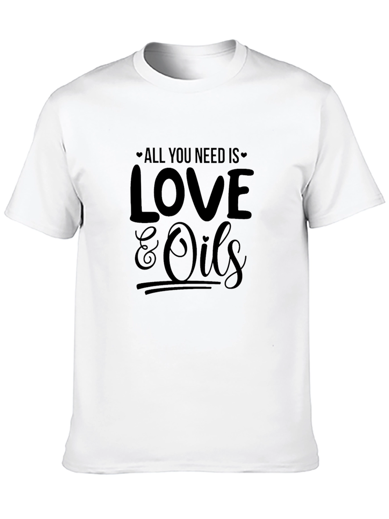 Black Love & Oils Graphic Tee view 10