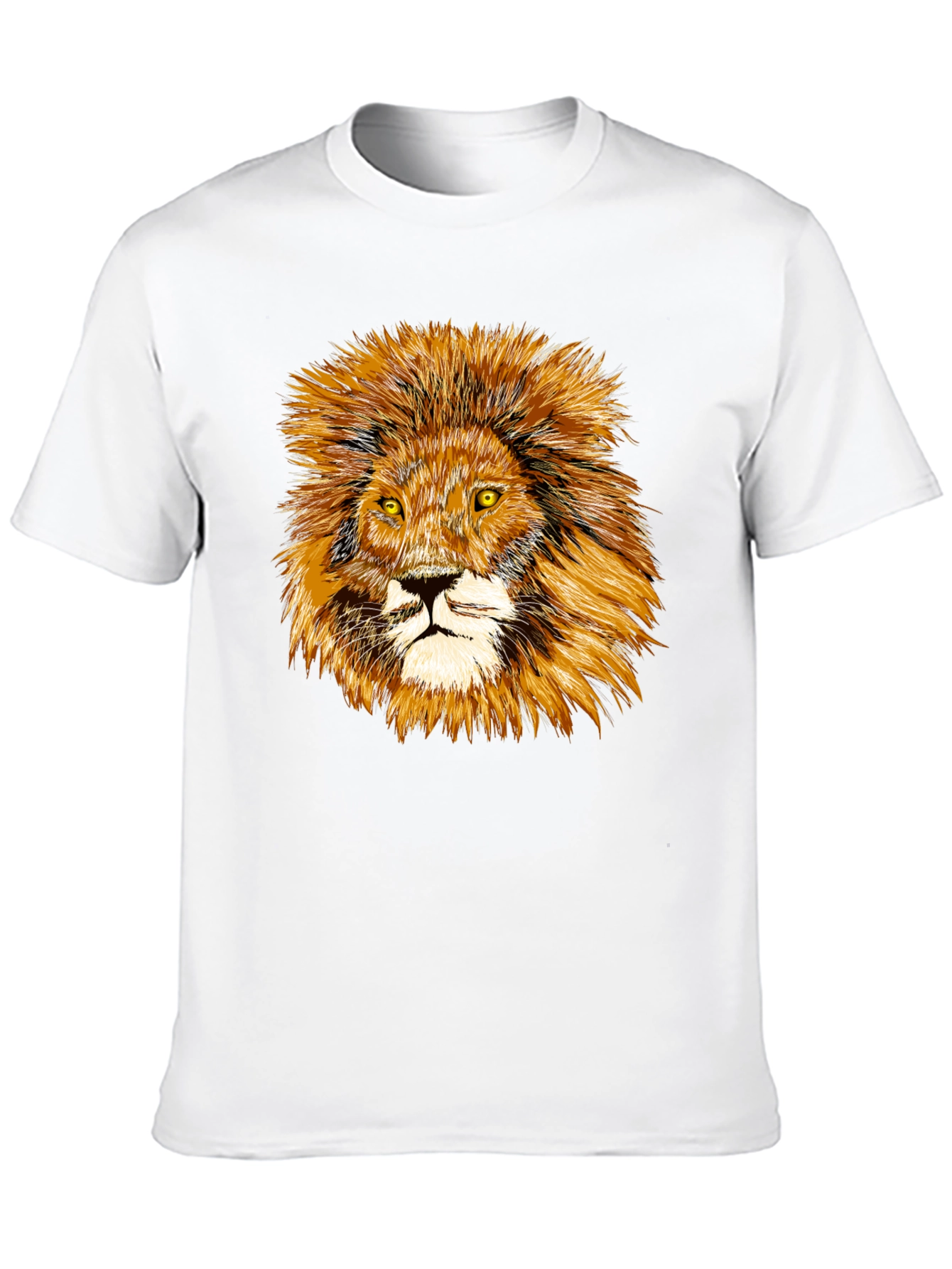 Black Lion Graphic Tee - Black Cotton Comfort view 10