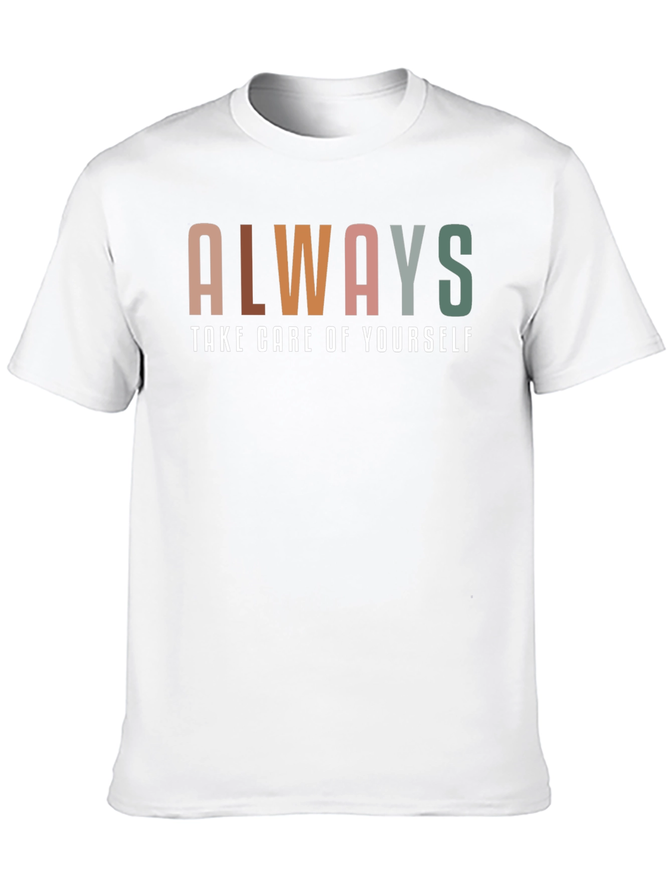 Black Always Take Care of Yourself Graphic Tee view 10