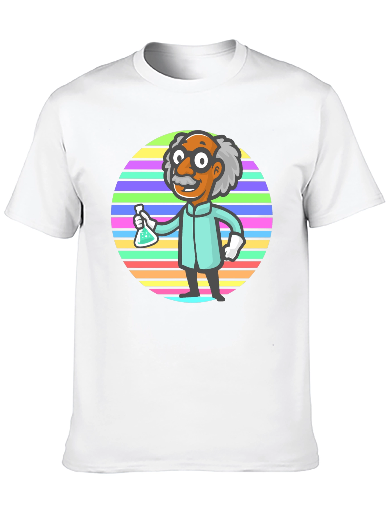 Black Scientist Graphic T-Shirt - Funky Retro Design view 10