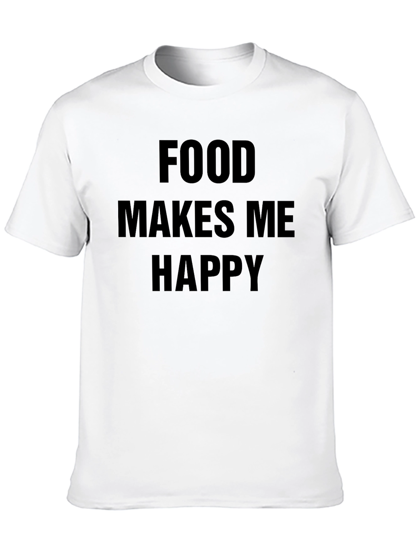Food Makes Me Happy - Men's Graphic T-Shirt - 10
