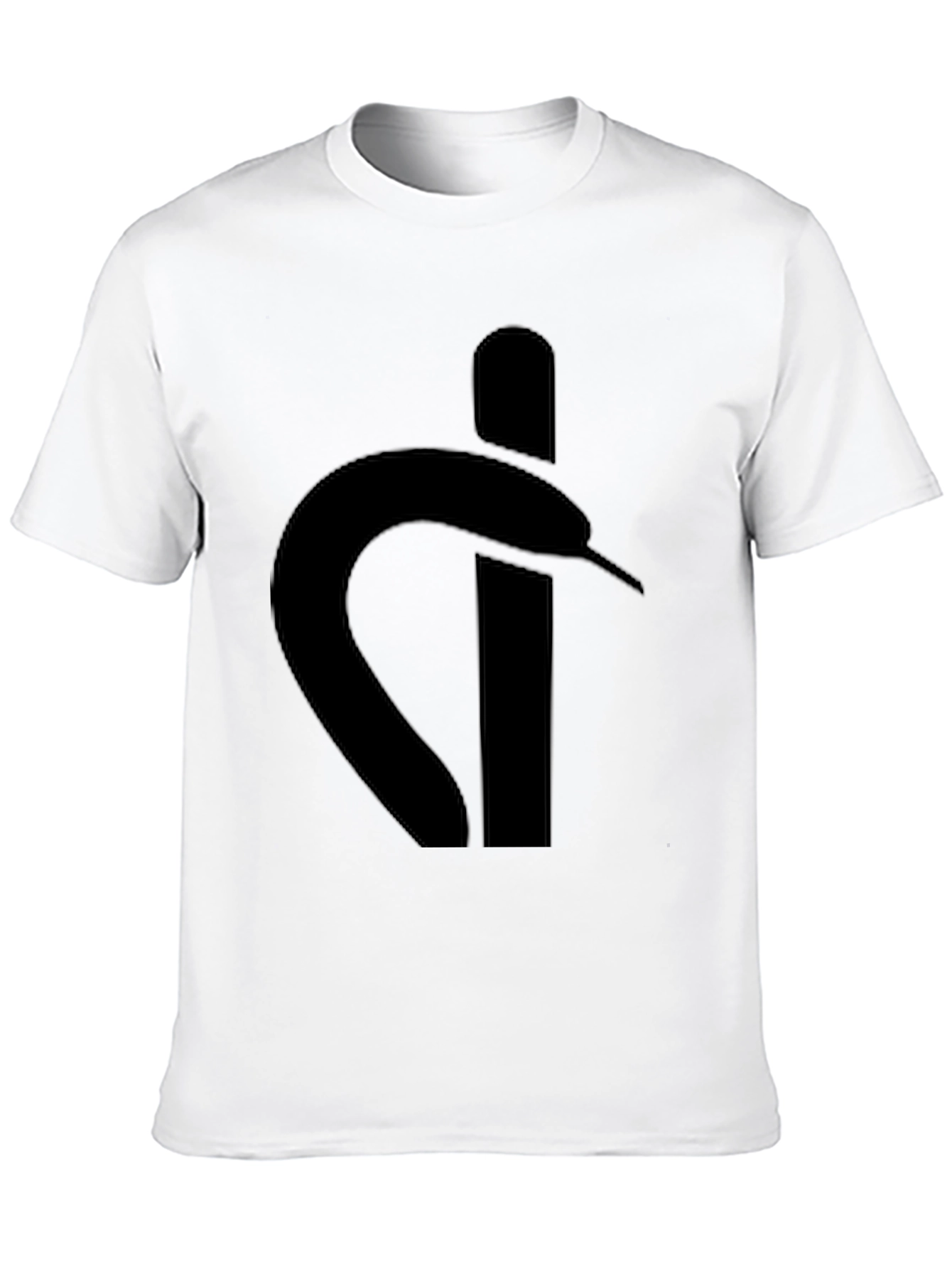 Black Stylish Black Graphic Tee - Snake Logo view 10