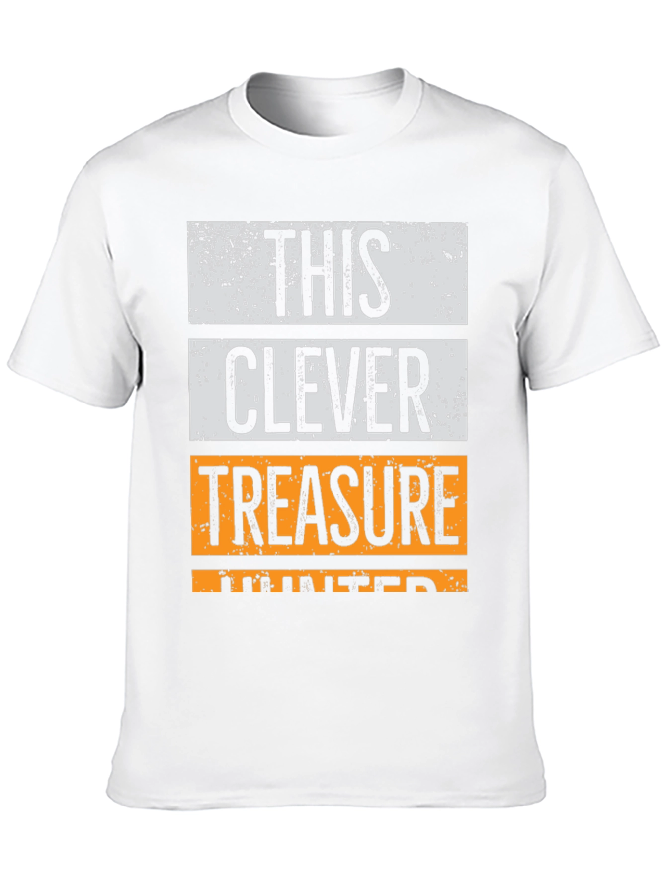 Black This Clever Treasure Hunter Black T-Shirt view 10