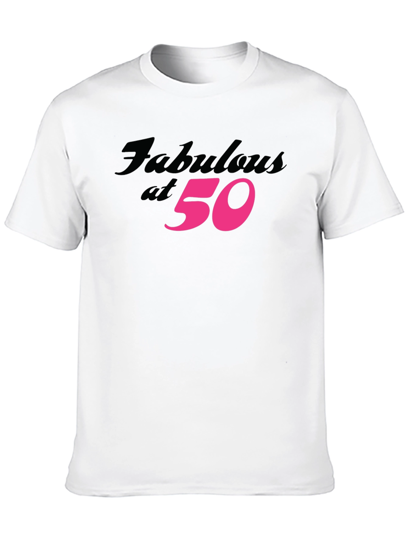 Black Fabulous at 50 Black T-Shirt view 10