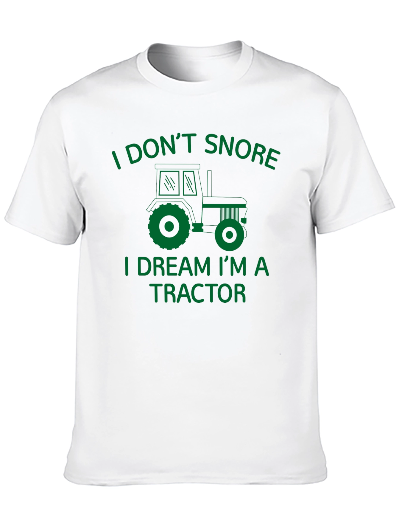 Black Funny Tractor Dreamer T-Shirt view 10