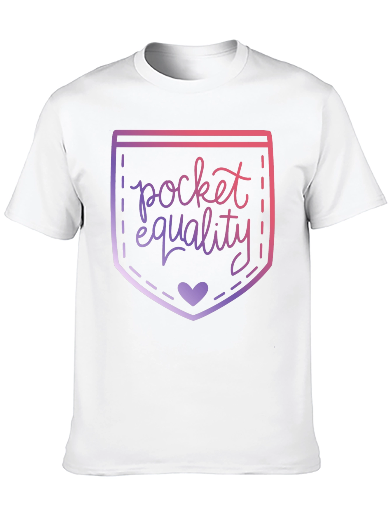 Black Pocket Equality Graphic T-Shirt view 10