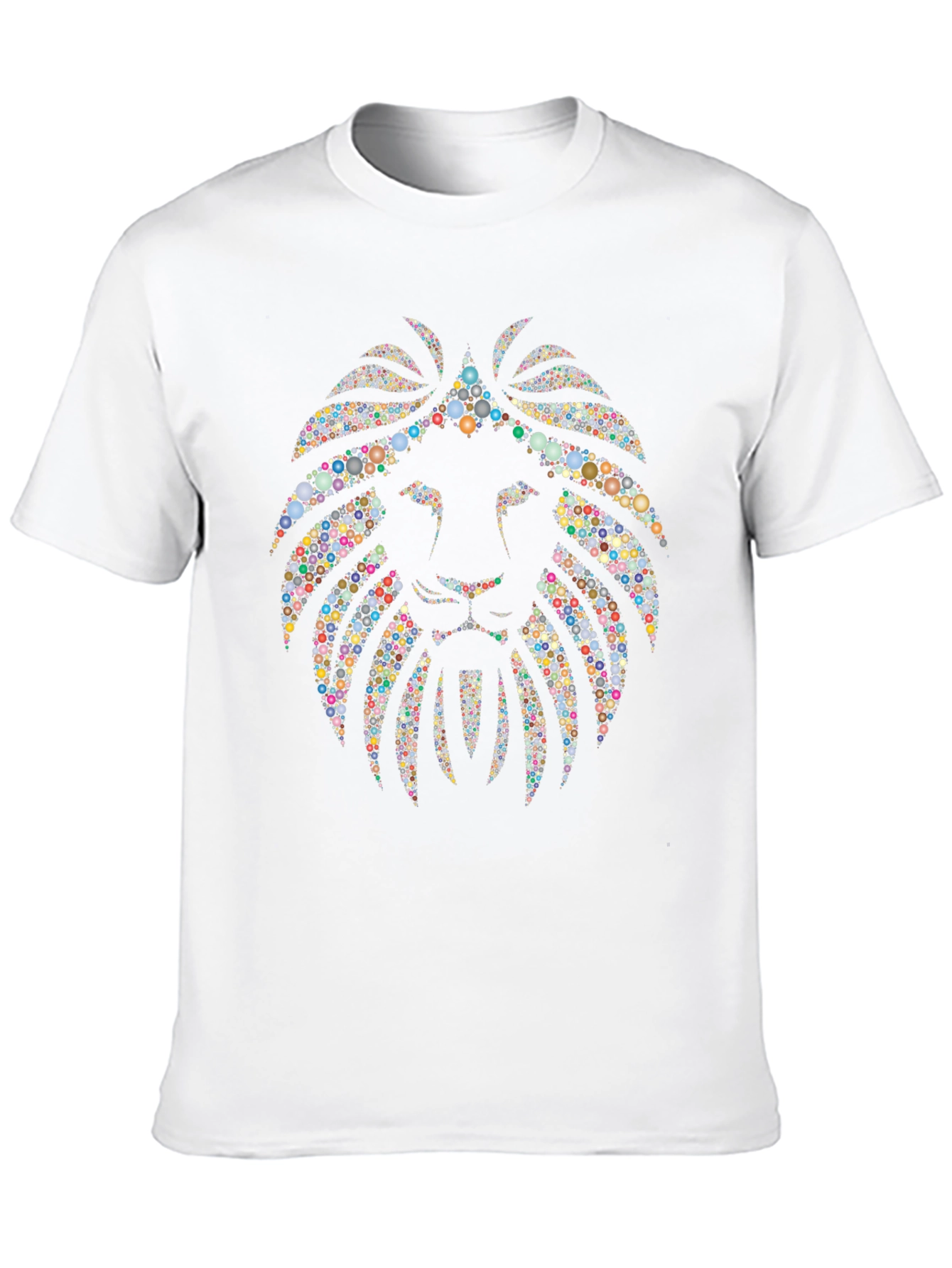 Black Lion Head Graphic Tee - Black T-Shirt view 10