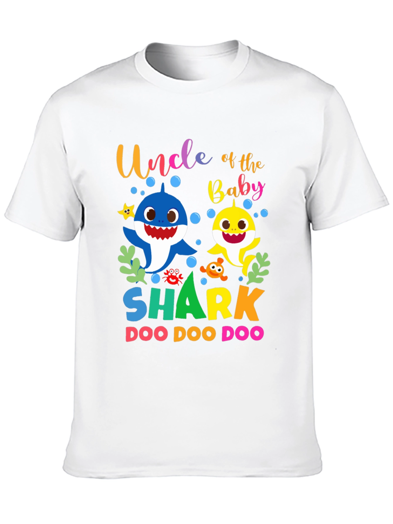 Black Uncle of the Baby Shark Doo Doo Doo T-Shirt view 10