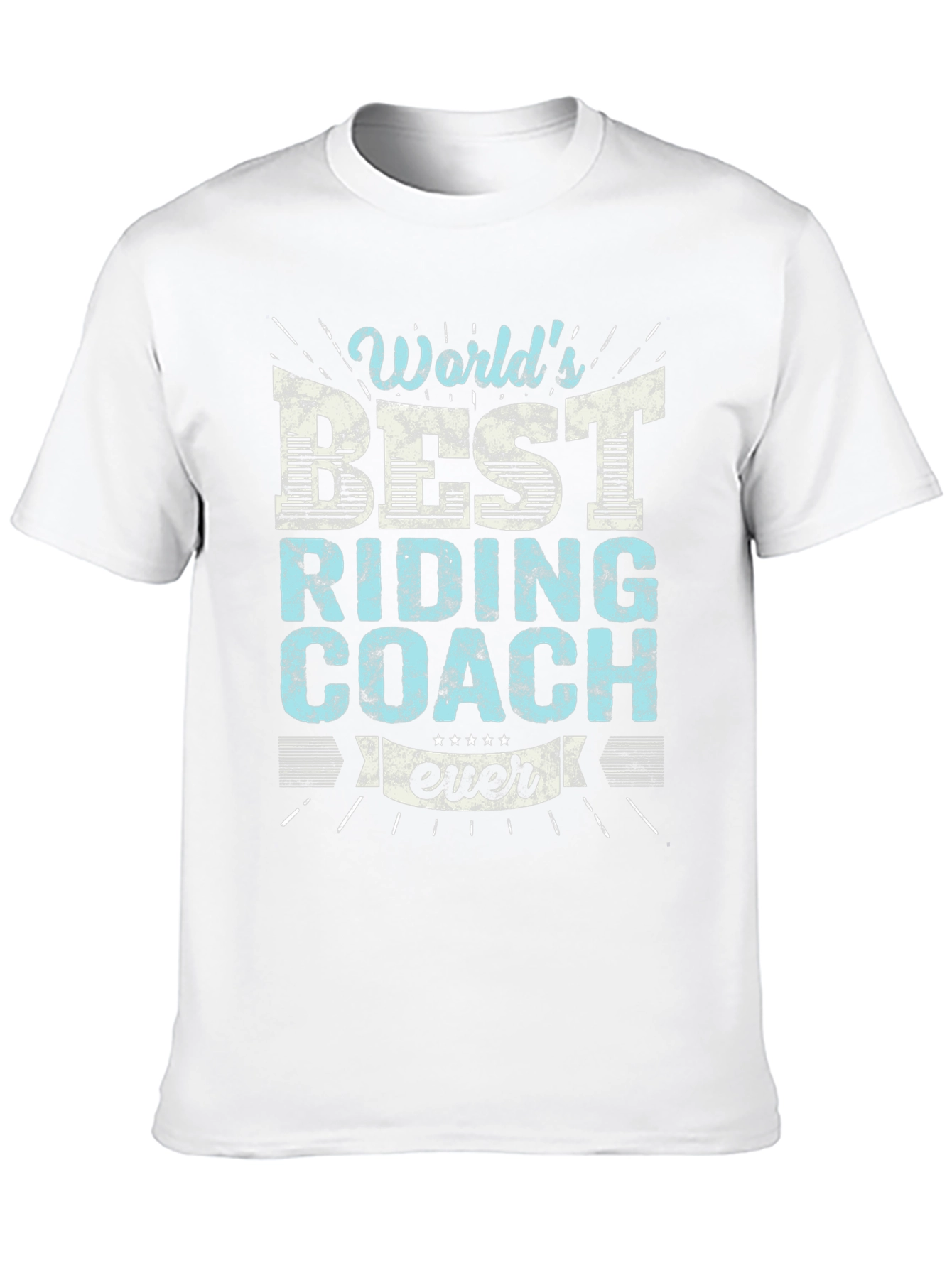 Black World's Best Riding Coach Ever T-Shirt view 10