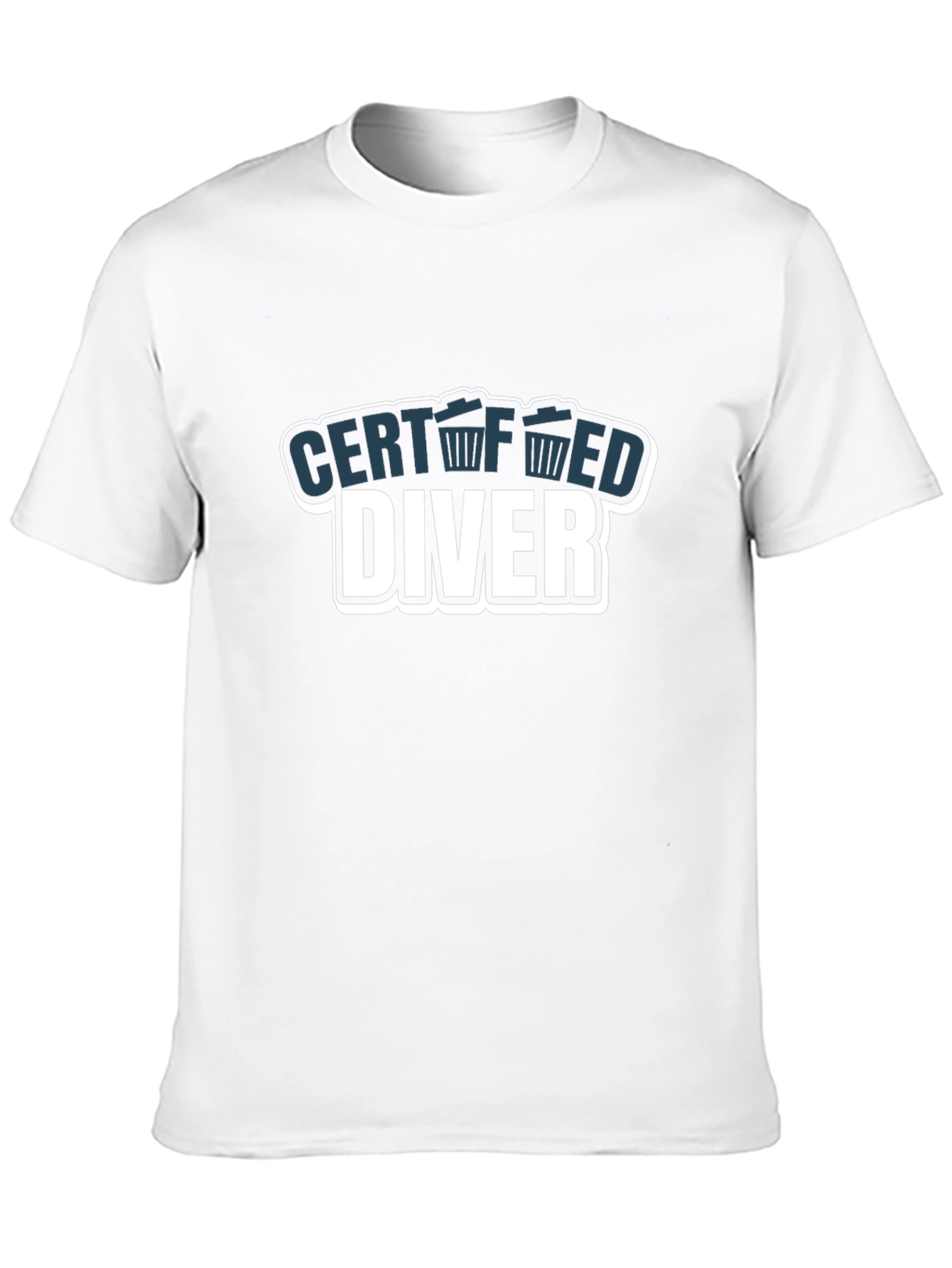 Black Certified Diver Black T-Shirt view 10