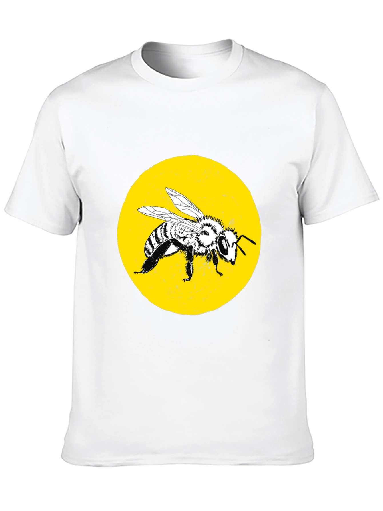 Bee Graphic Tee - Stylish Black Cotton T-Shirt - 10