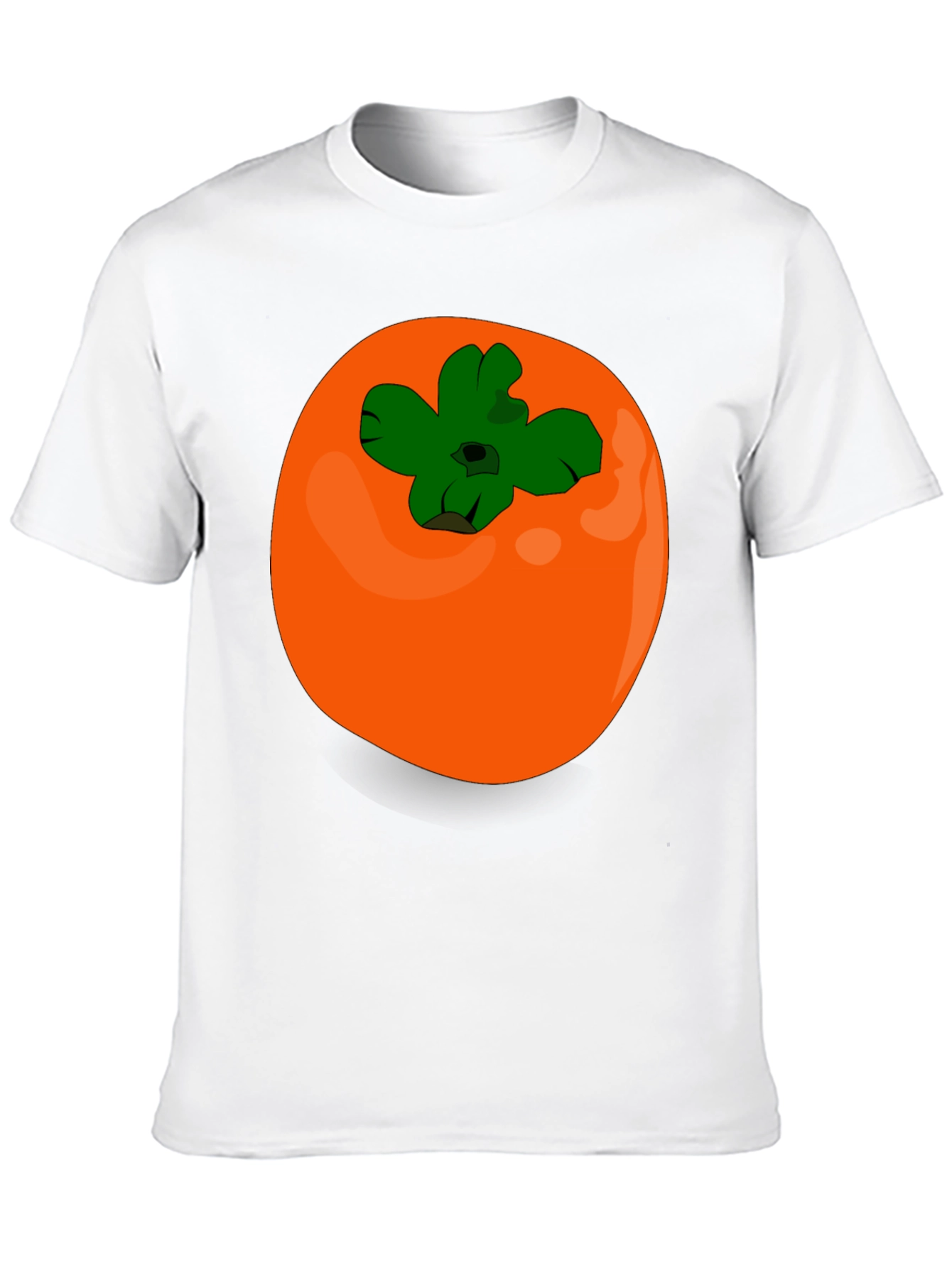 Black Persimmon Graphic T-Shirt - Casual Fruit Tee view 10