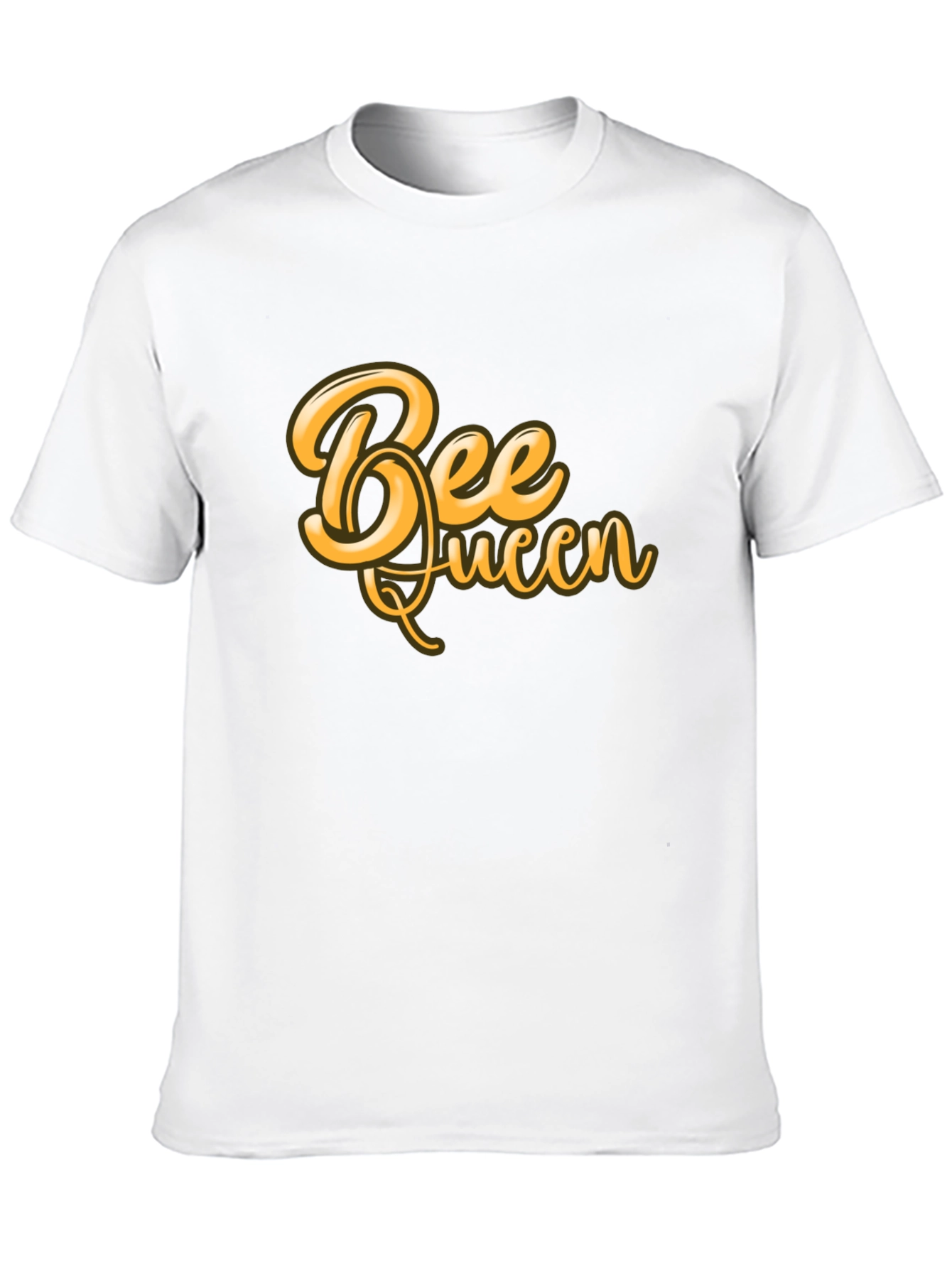 Black Bee Queen Graphic T-Shirt - Black Cotton Blend view 10